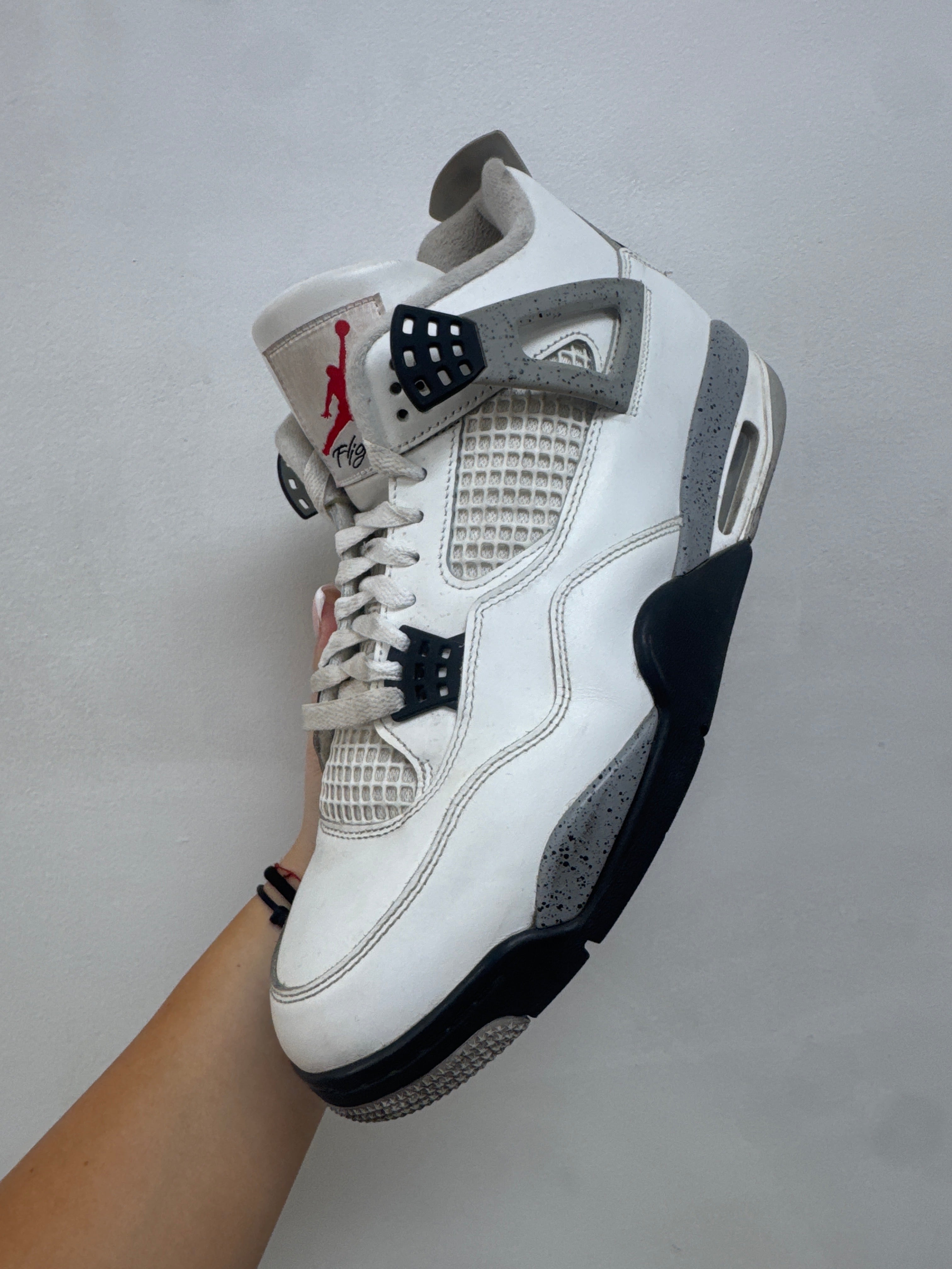 Jordan 4 White Cement Sneakers