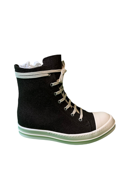 Rick Owens Hi Top Sneaker Brown