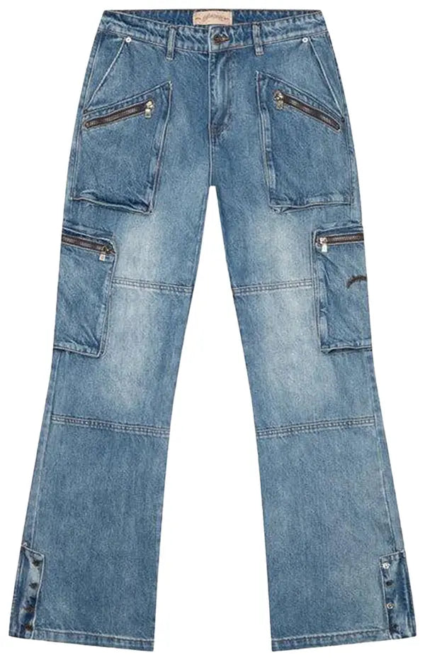 Godspeed Cargo Denim Blue Wash Jeans