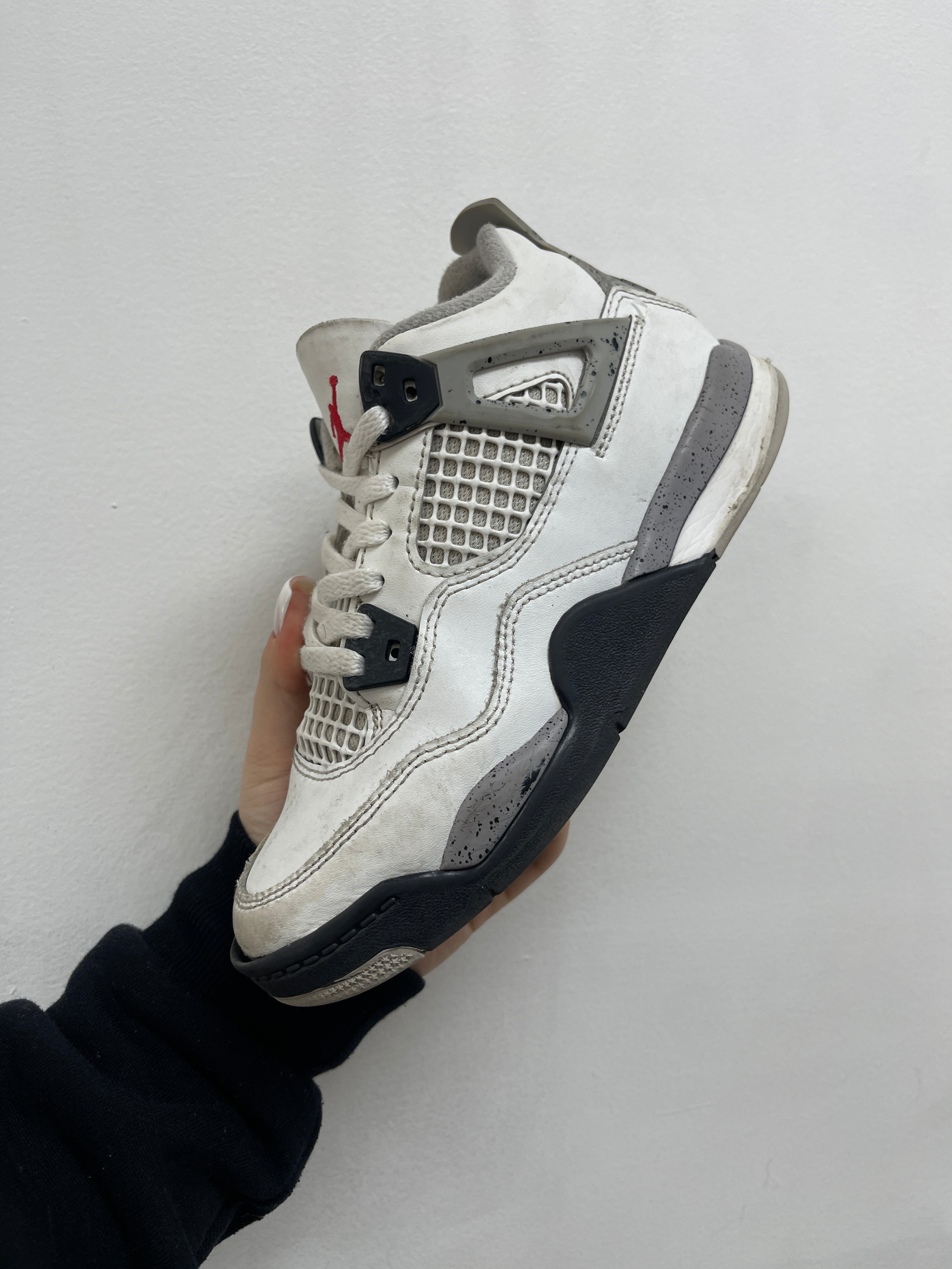 Jordan 4 White Cement (PS) Sneakers