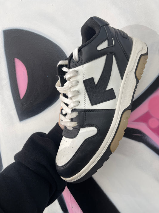 Off White Out Of Office White Black Sneakers