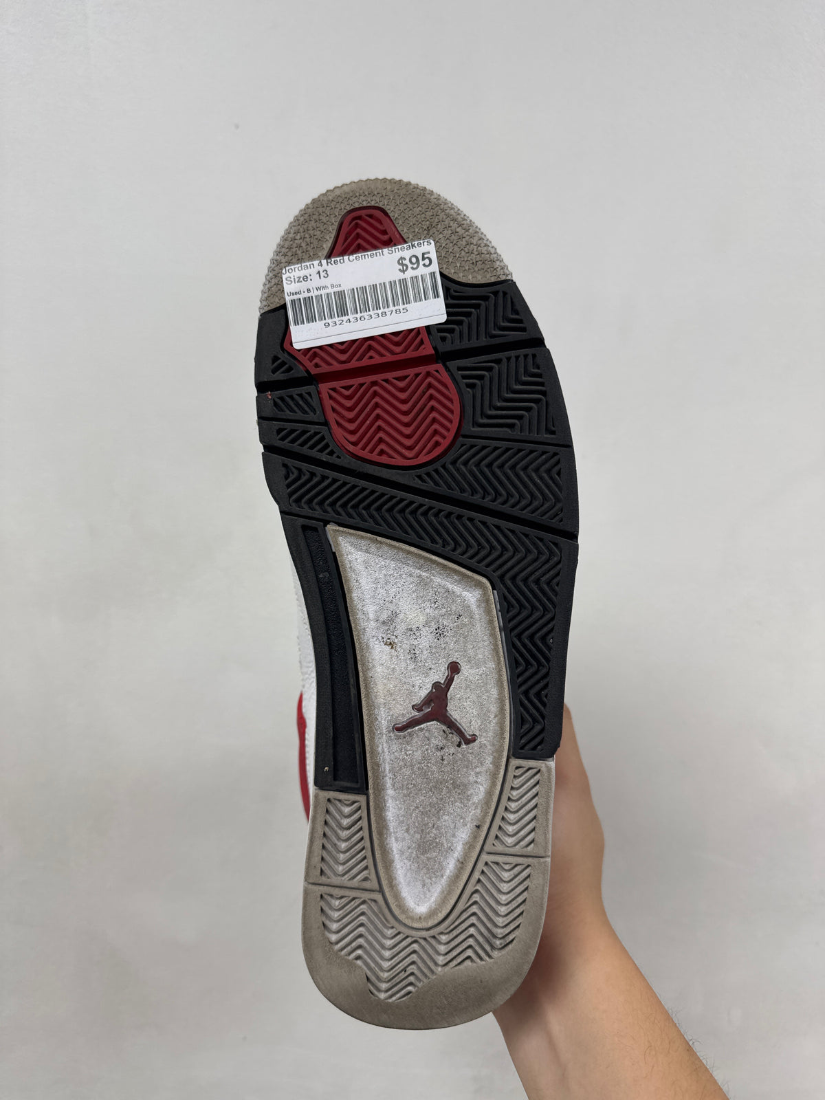 Jordan 4 Red Cement Sneakers