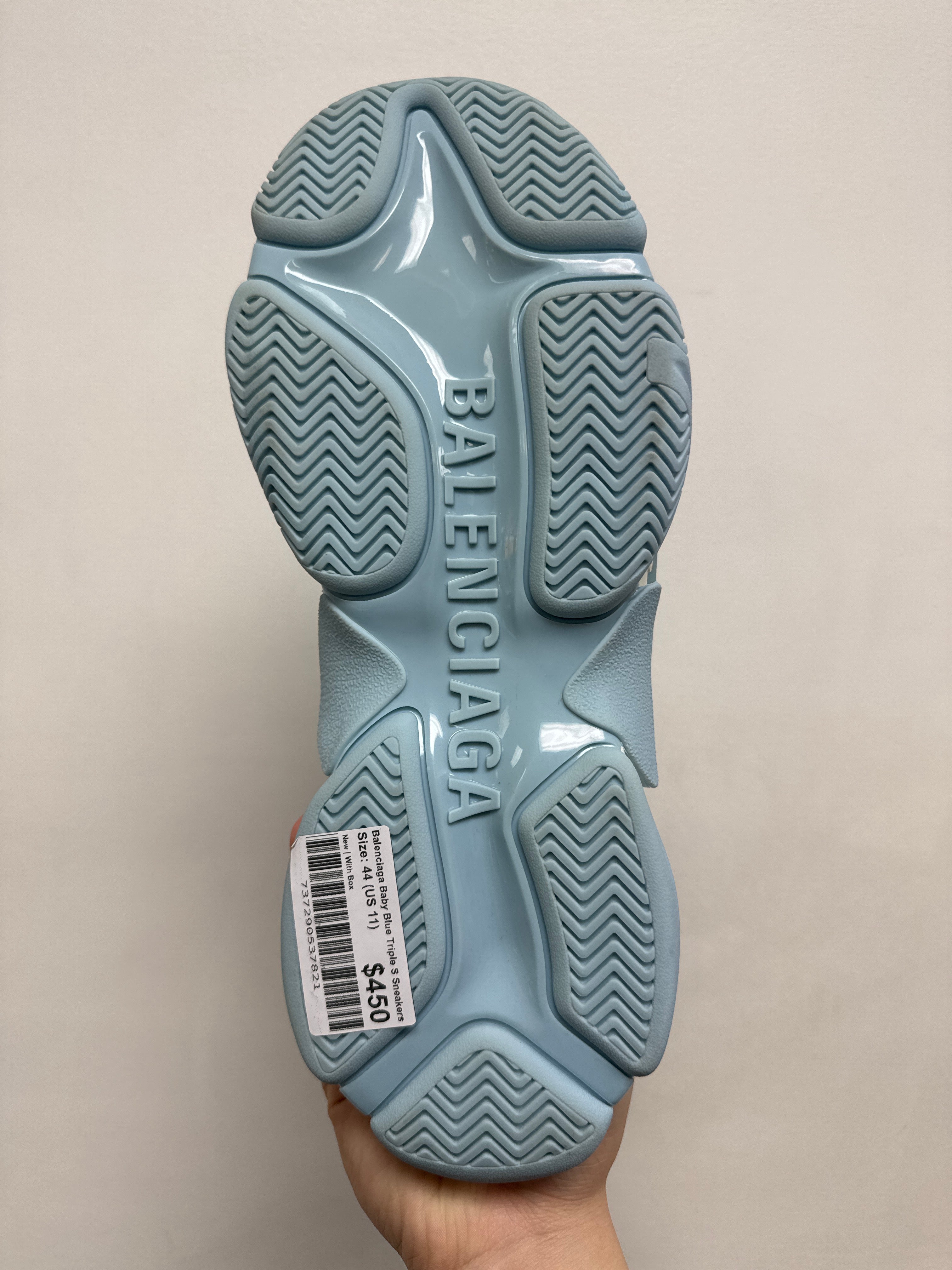 Balenciaga Baby Blue Triple S Sneakers
