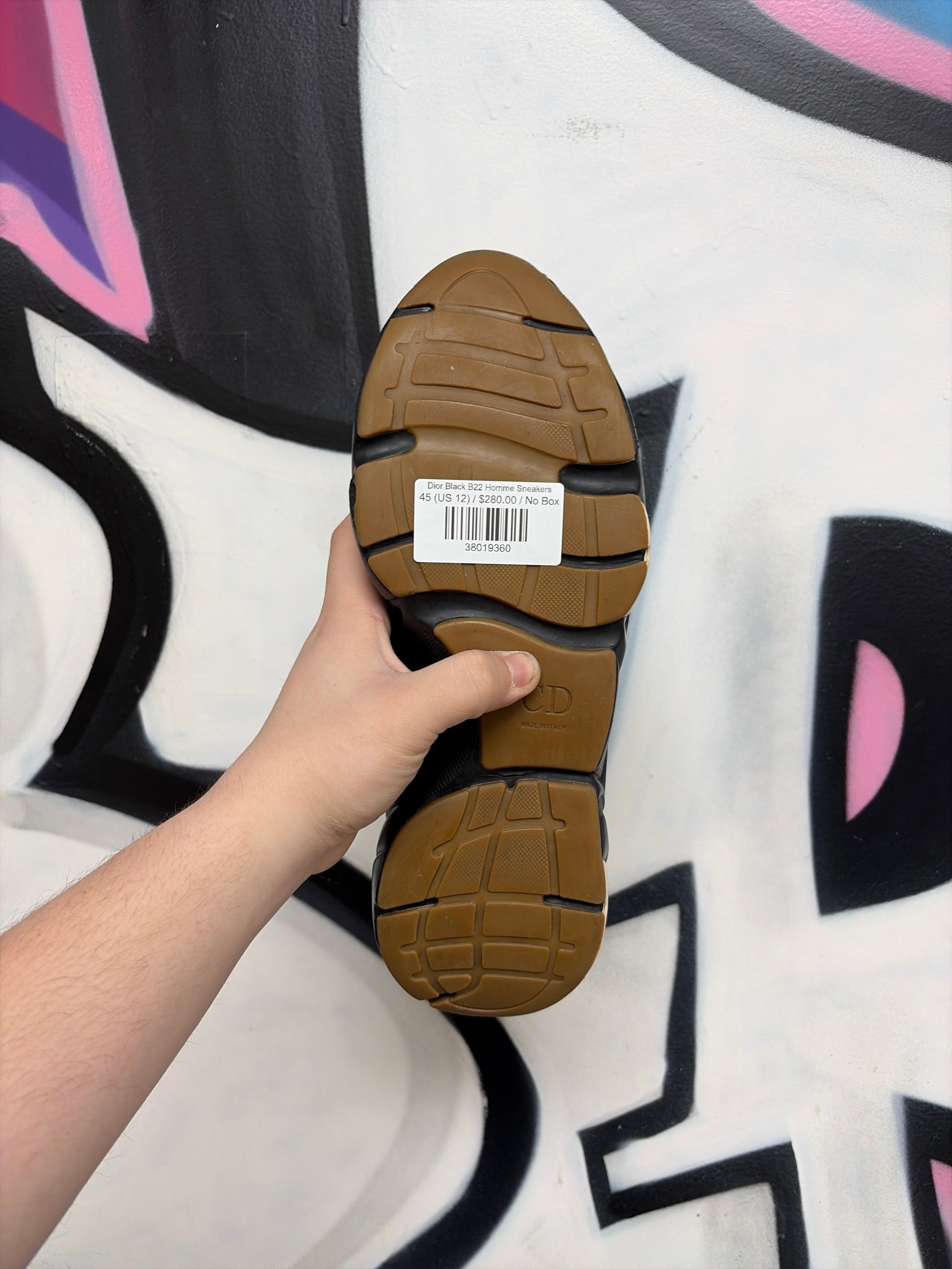 Dior Black B22 Homme Sneakers