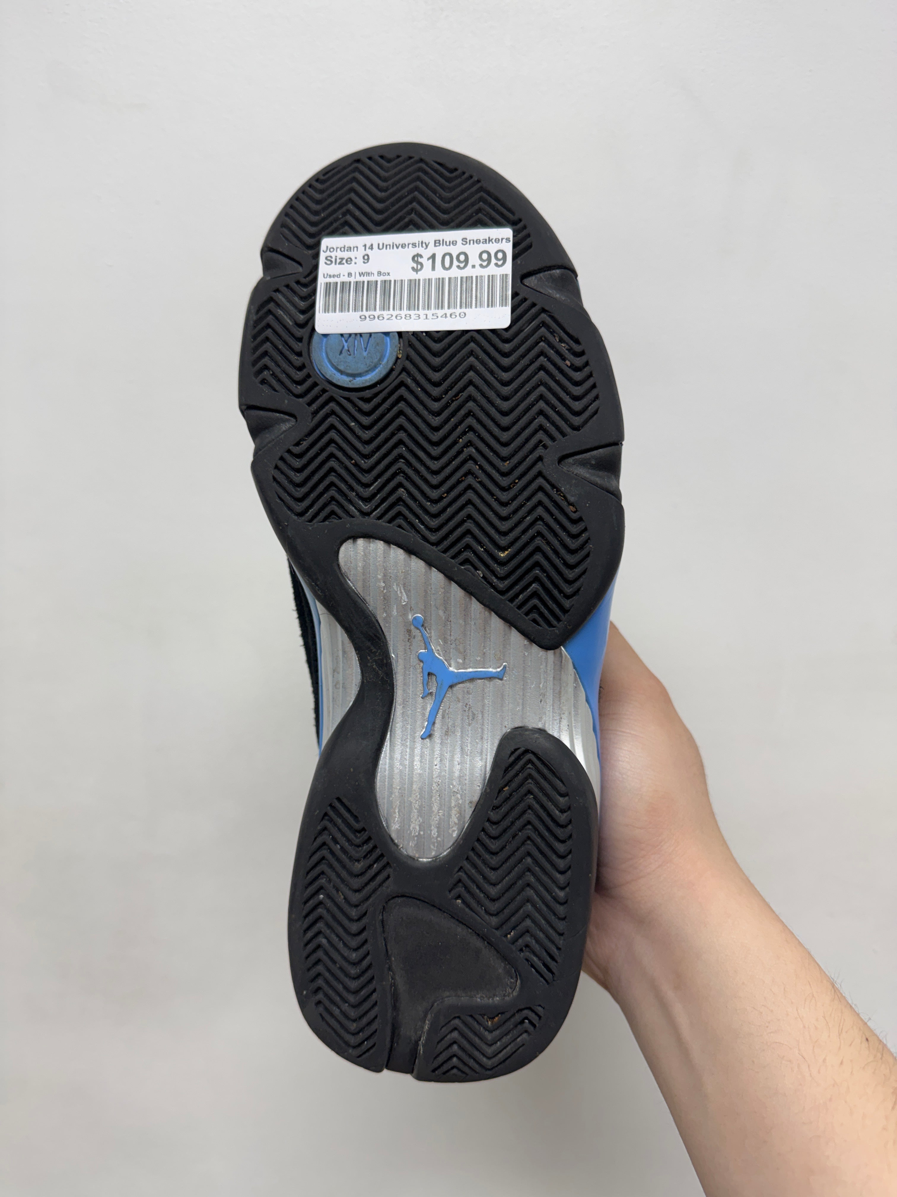 Jordan 14 University Blue Sneakers