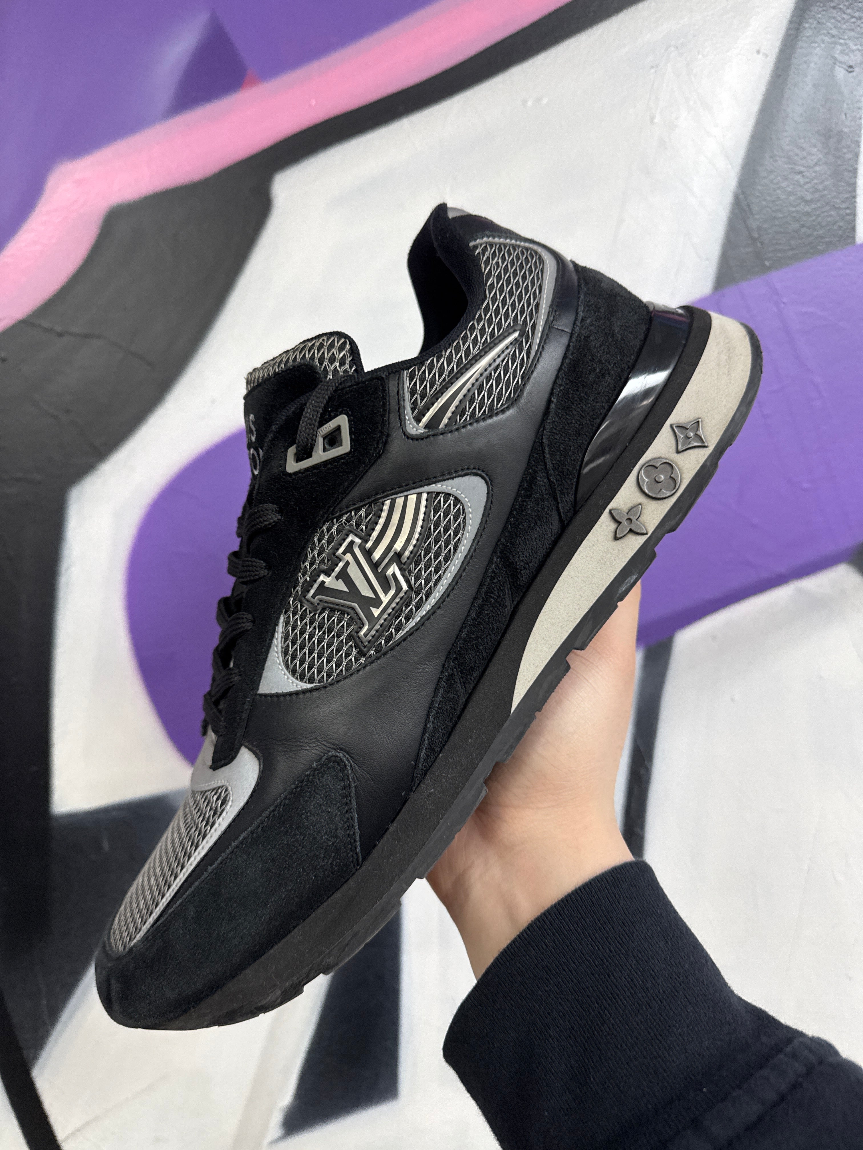 Louis Vuitton Black Run Away Sneakers