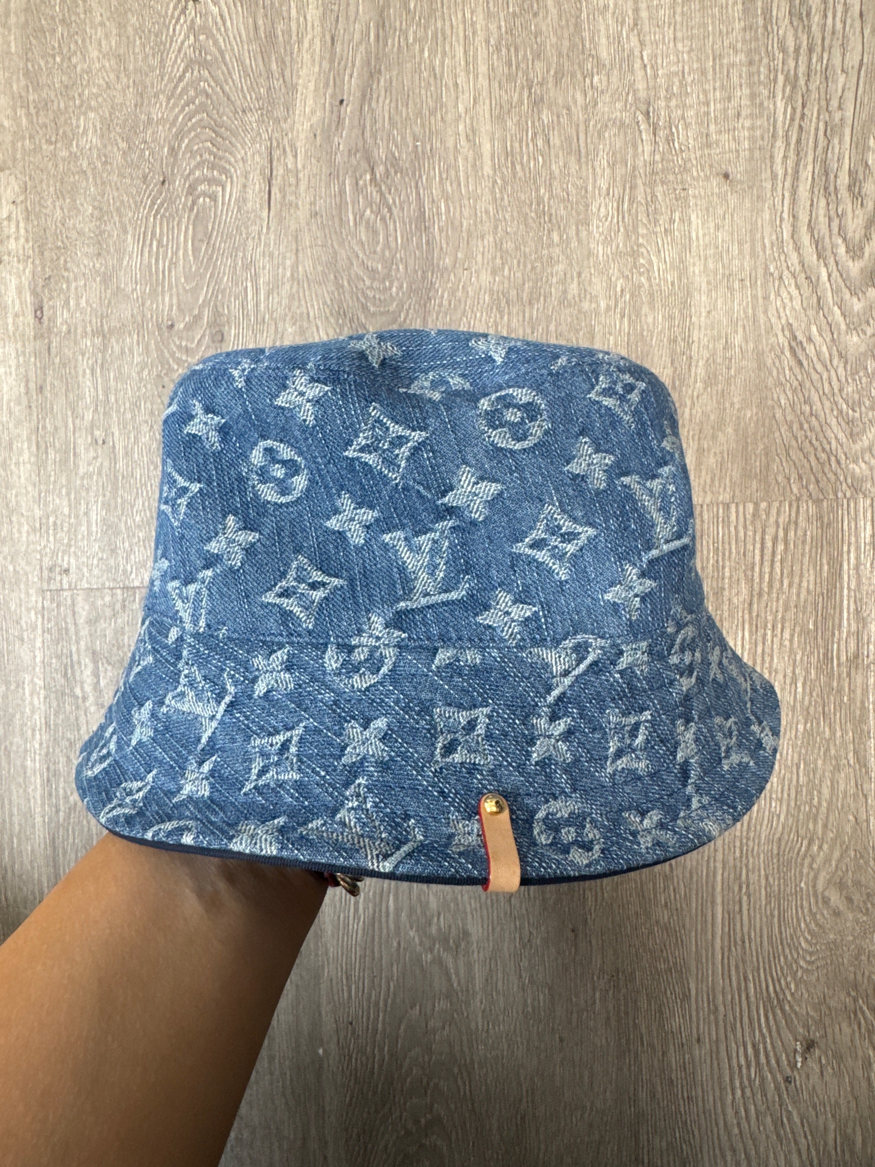 Louis Vuitton Lightwash Denim Bucket Hat