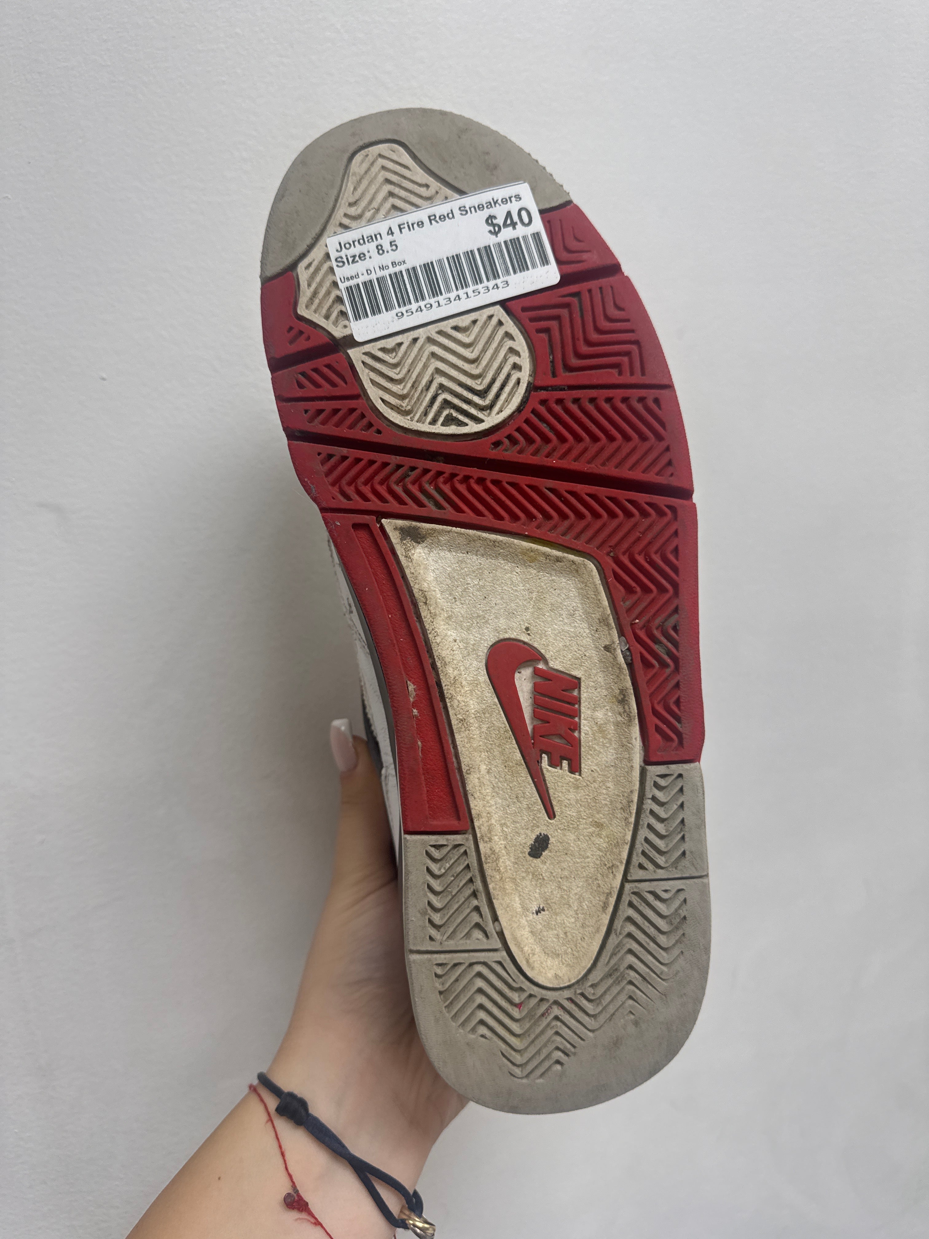 Jordan 4 Fire Red Sneakers