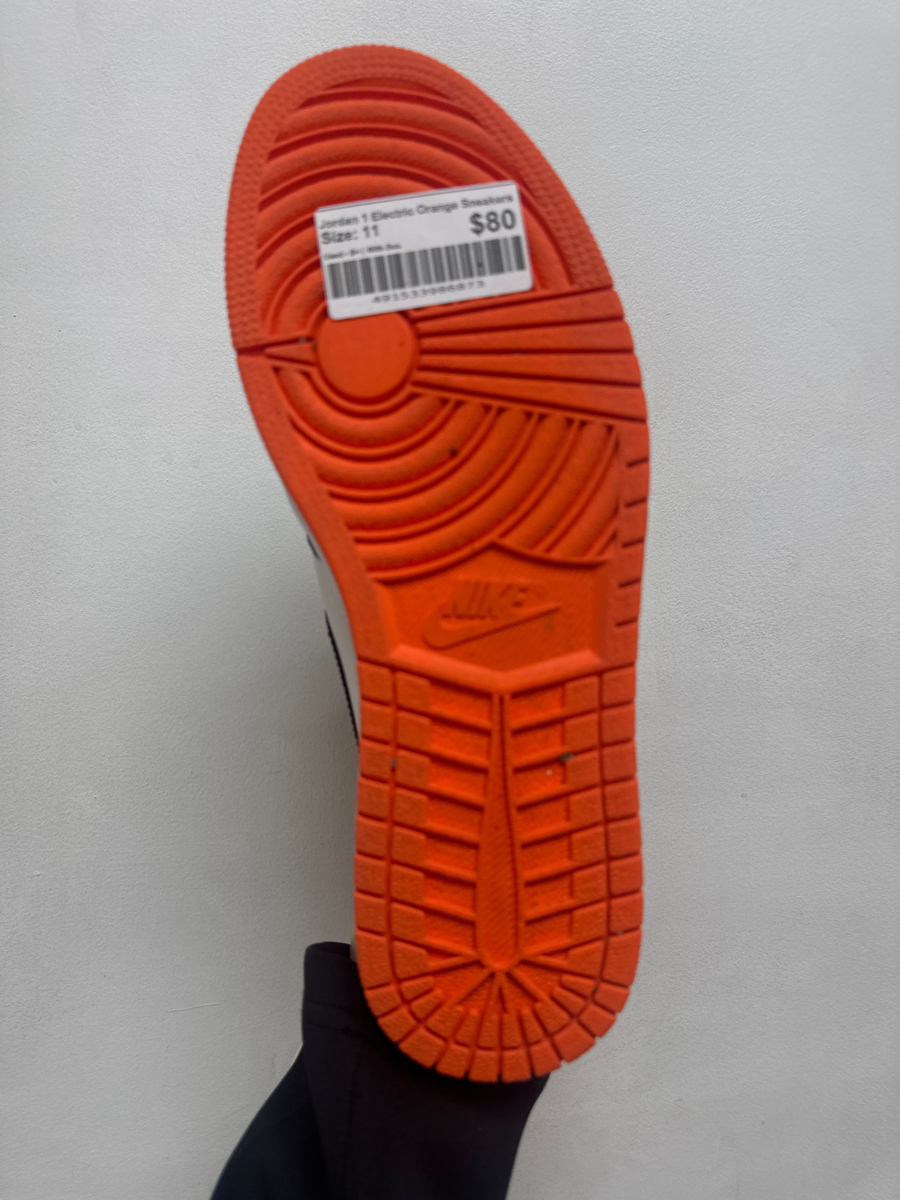 Jordan 1 Electric Orange Sneakers