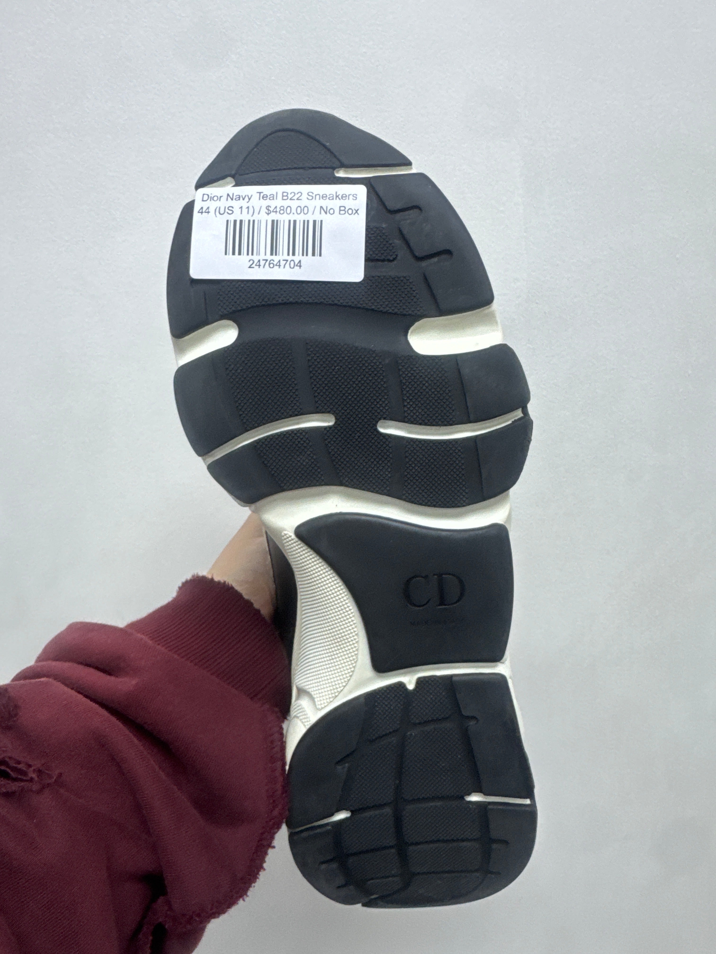 Dior Navy Teal B22 Sneakers