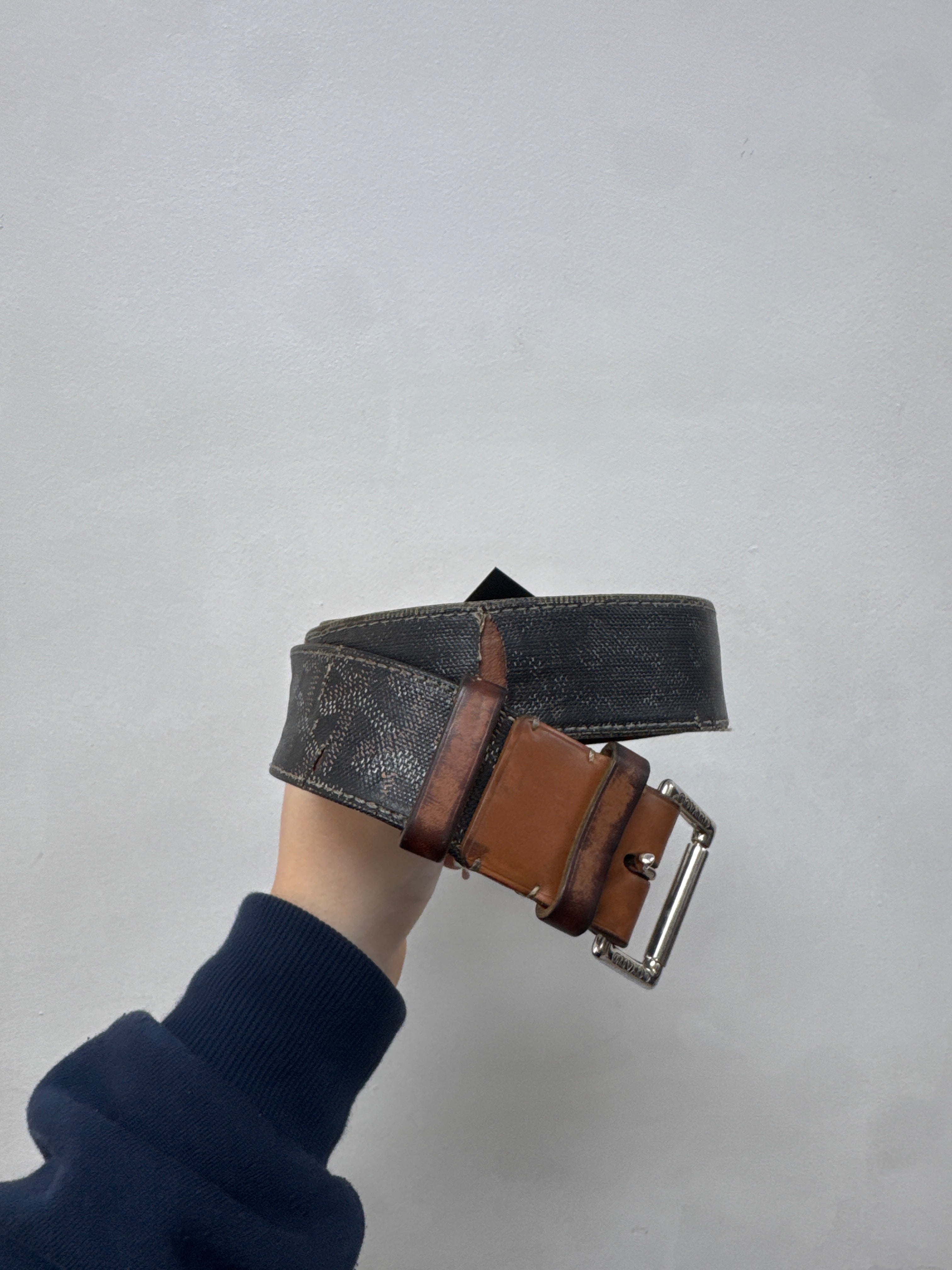 Goyard Black Monogram (85) Belt