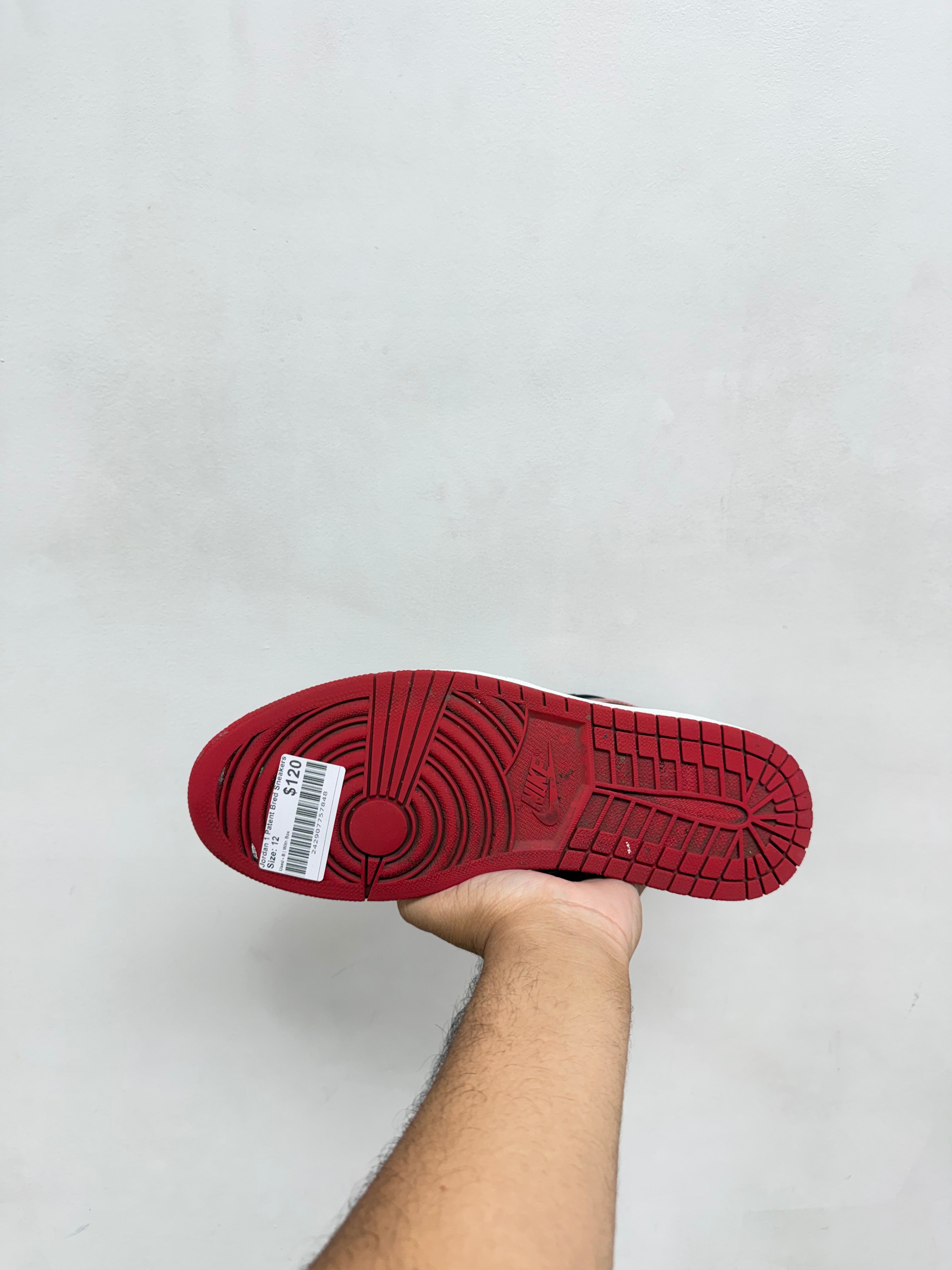 Jordan 1 Patent Bred Sneakers