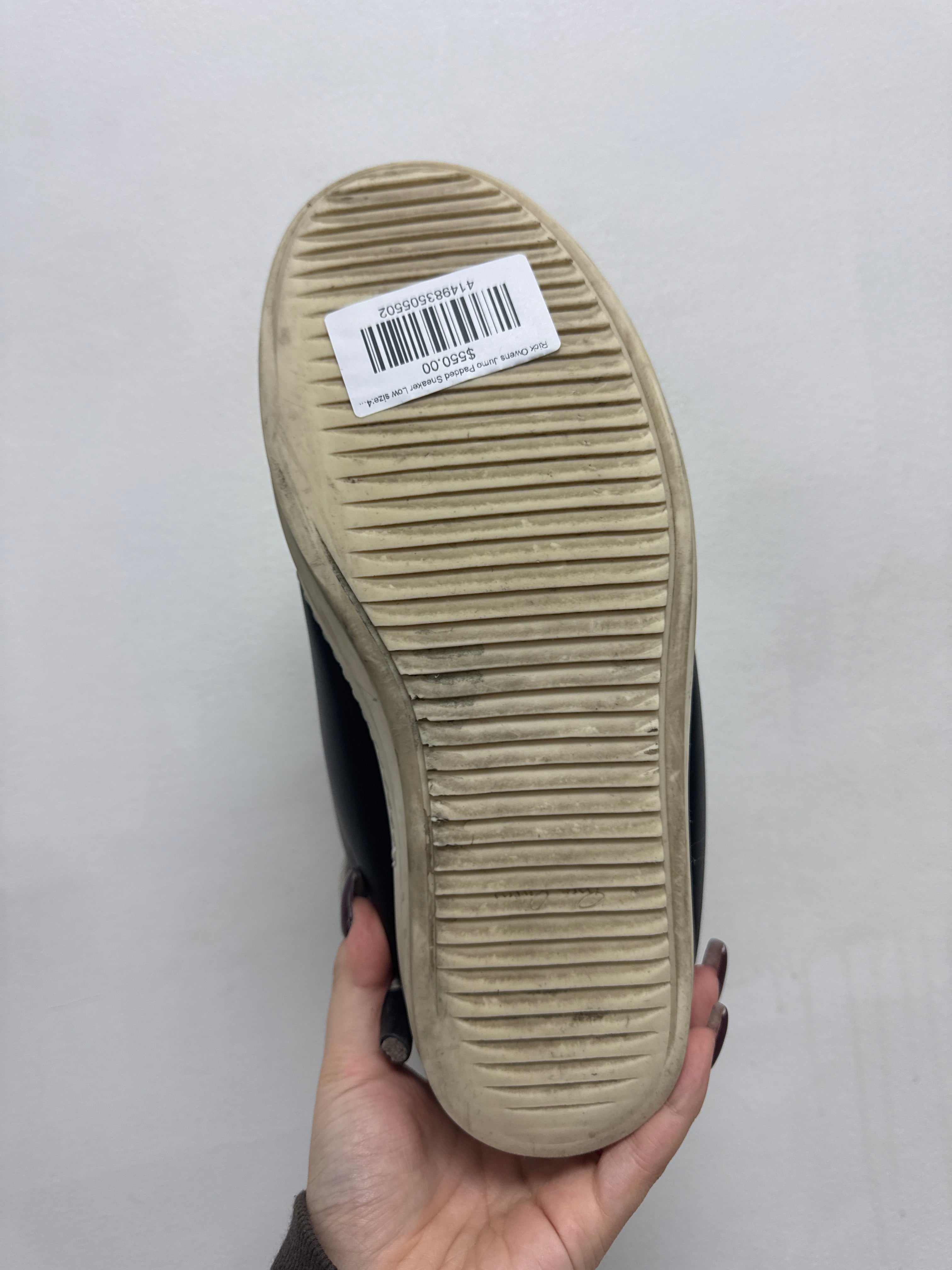 Rick Owens Jumo Padded Sneaker Low size:42 Used