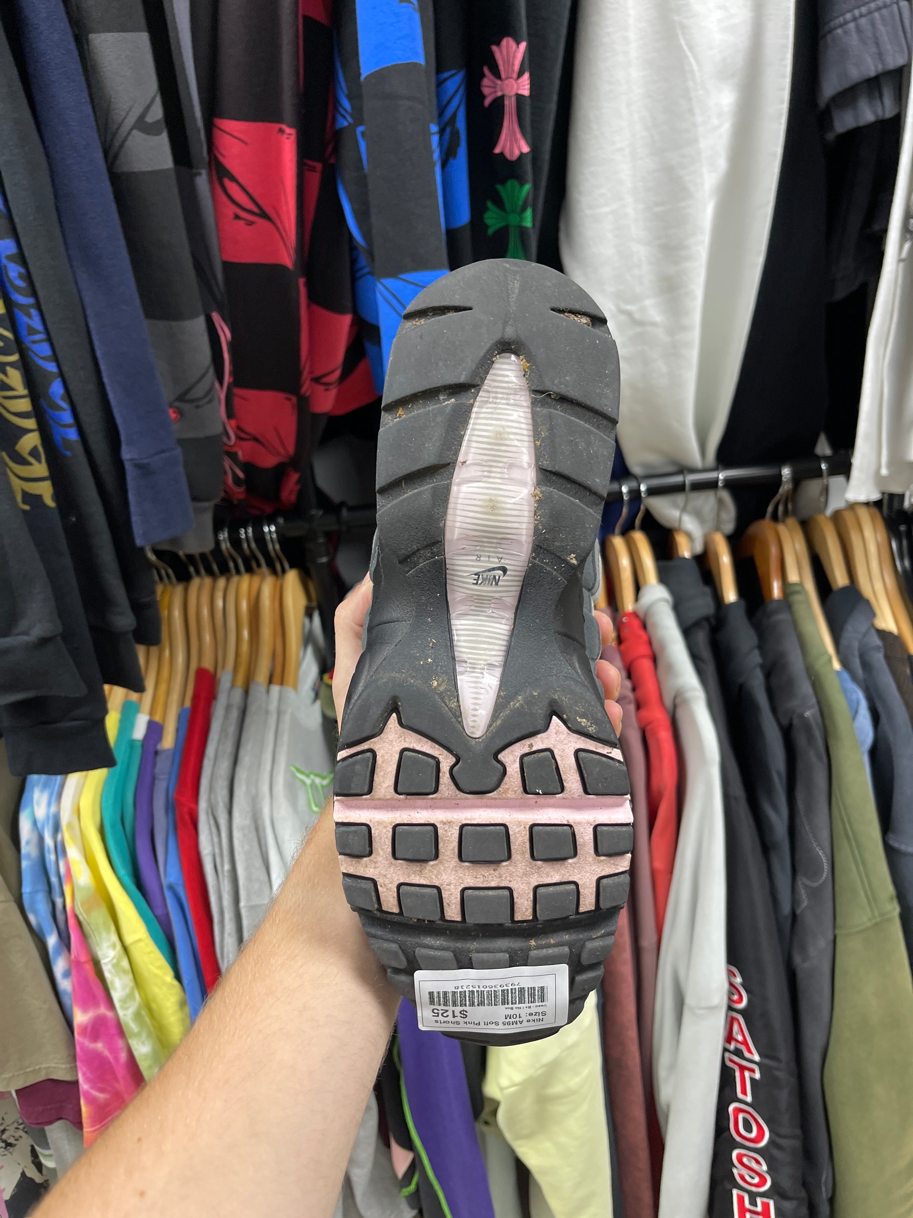 Nike AM95 Soft Pink Shorts