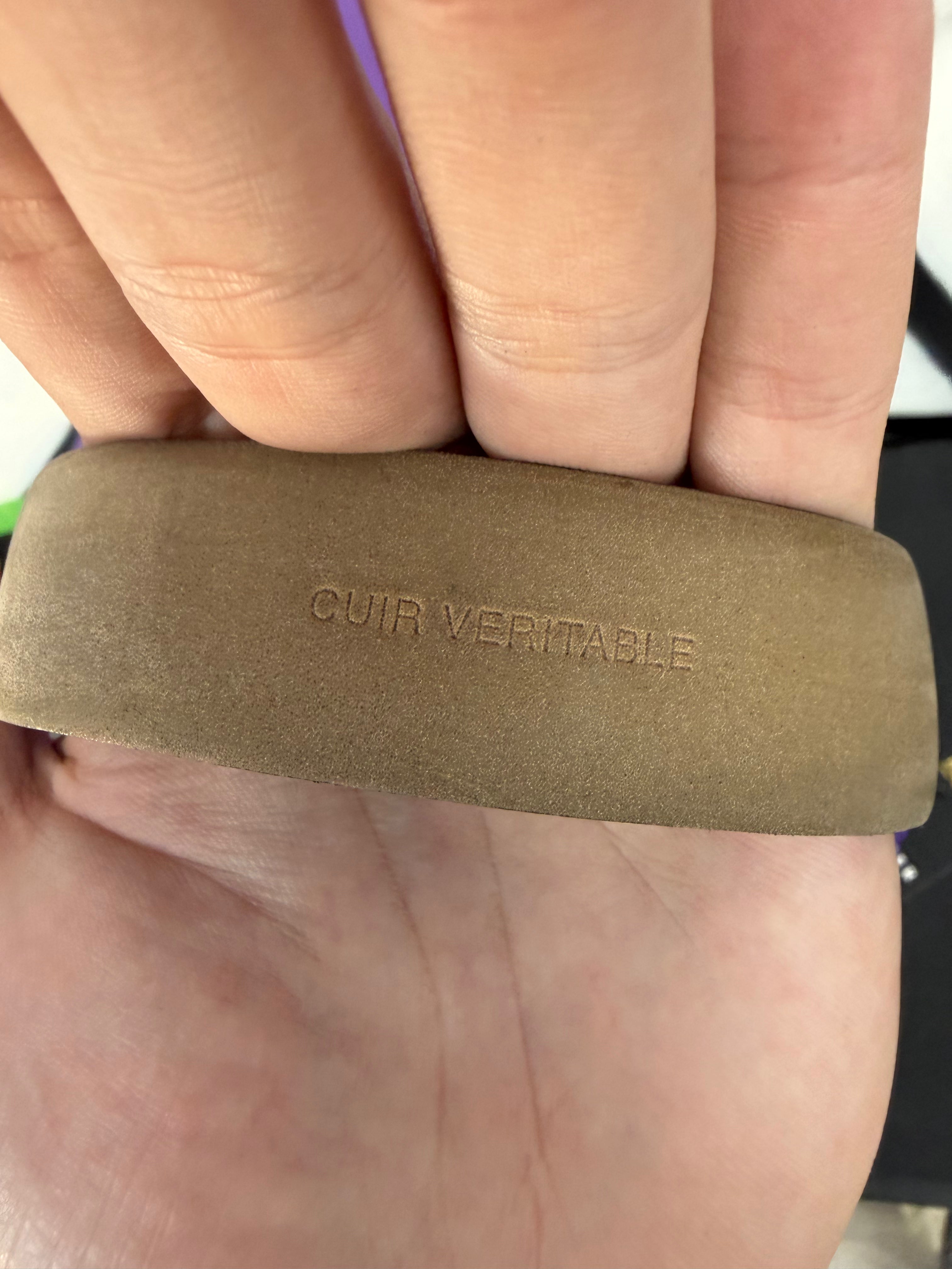 Chanel Black Uniform Belt