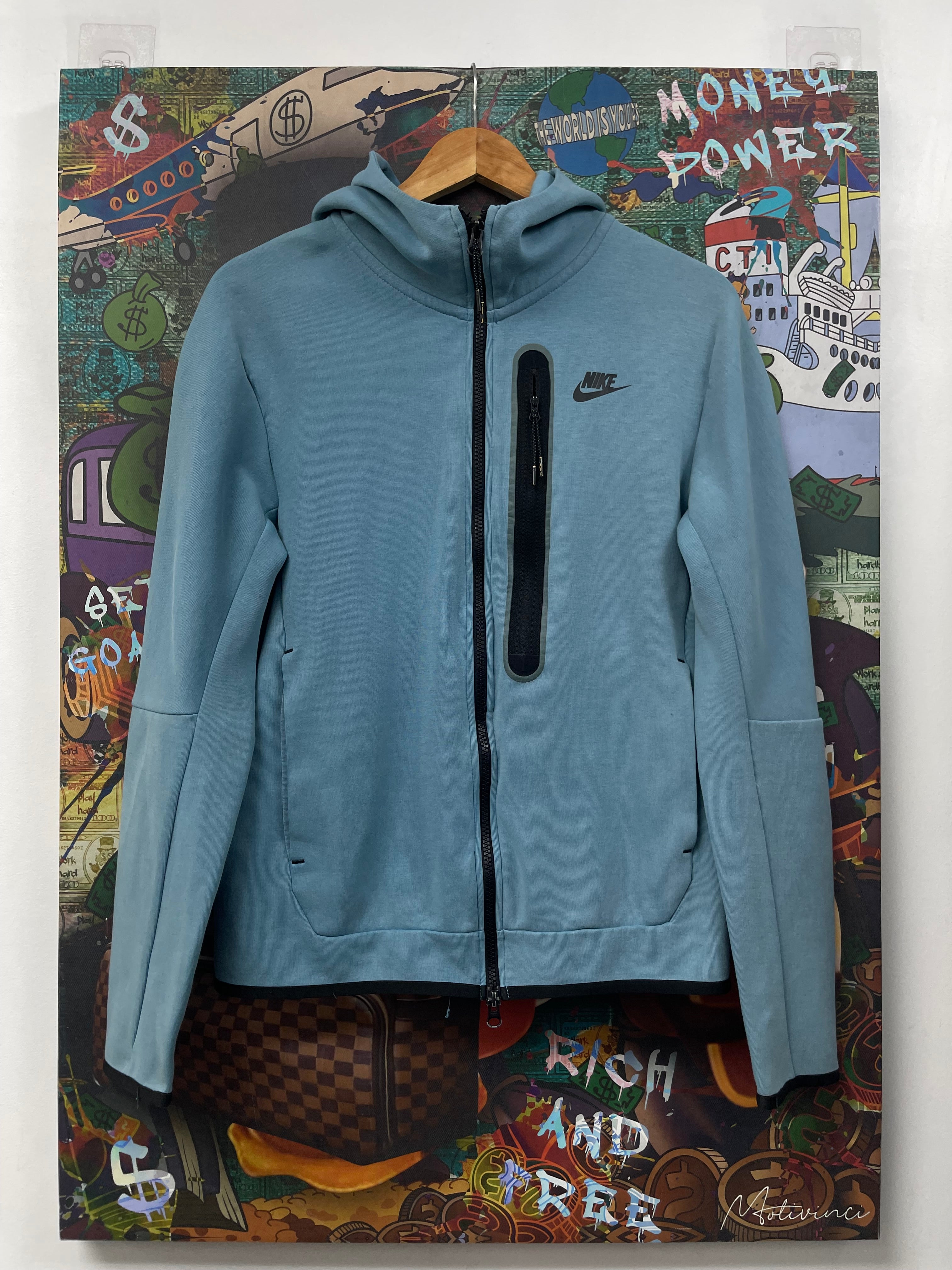 Nike Baby Blue Tech Zip Up