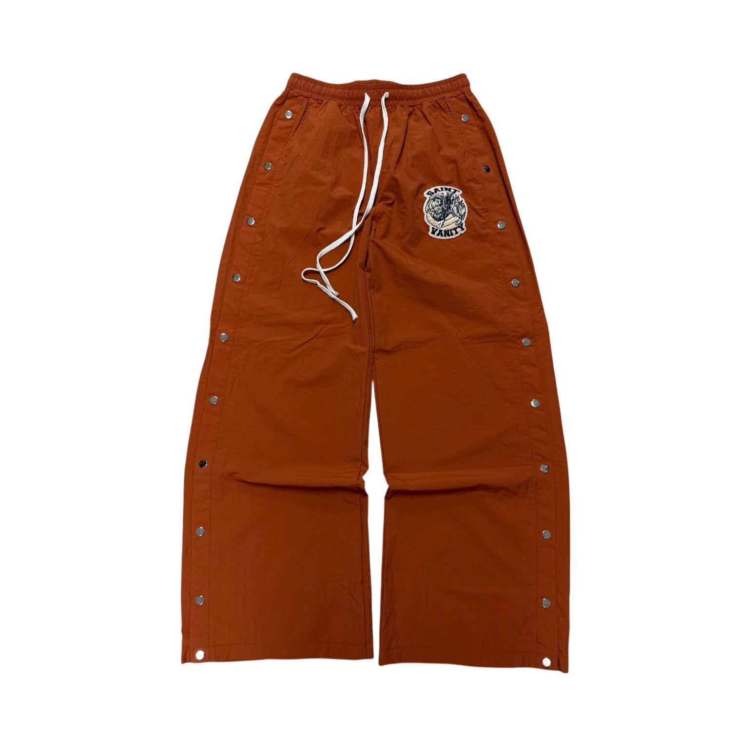 Saint Vanity 'Track' Nylon Orange Pants