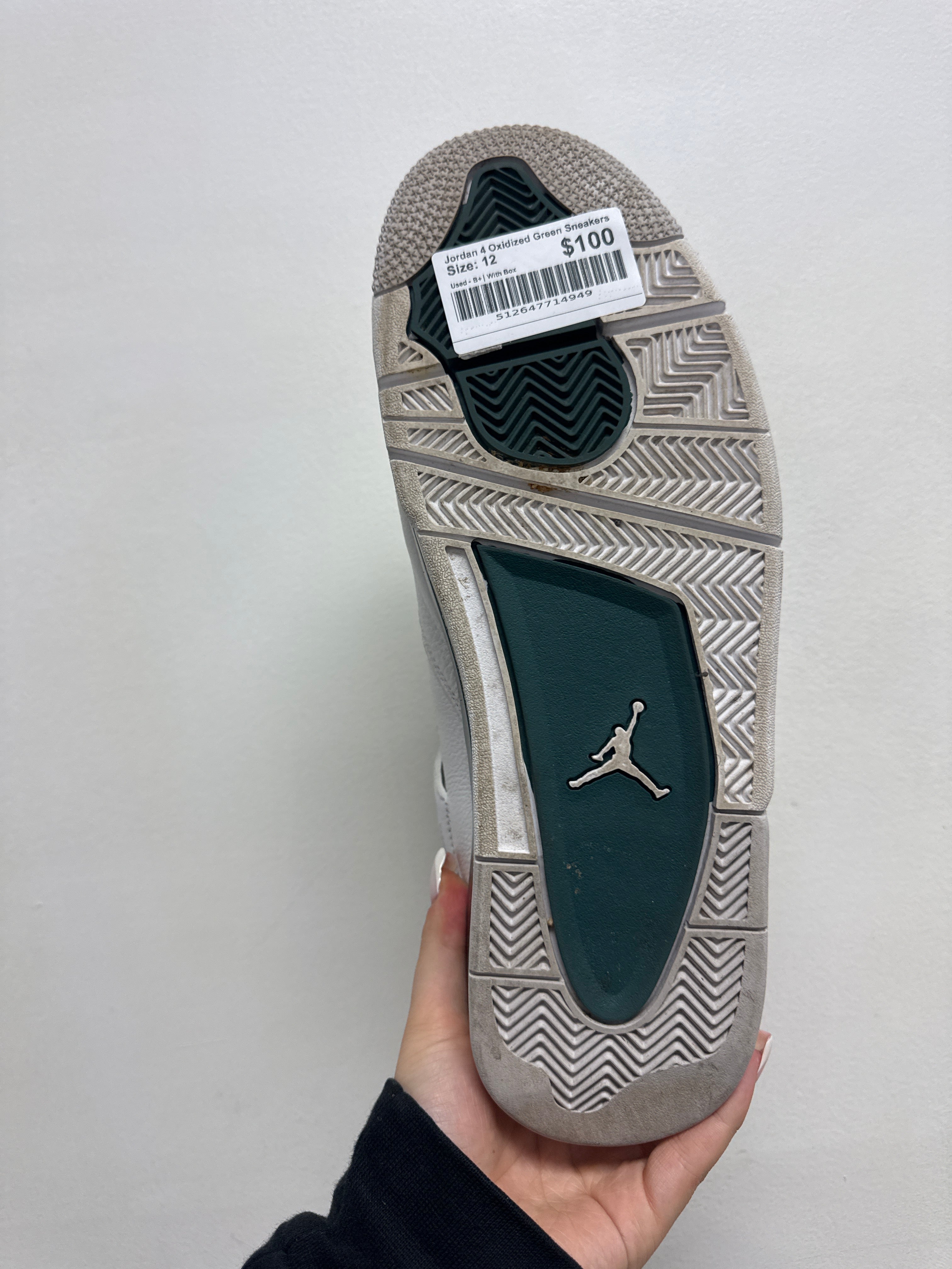 Jordan 4 Oxidized Green Sneakers