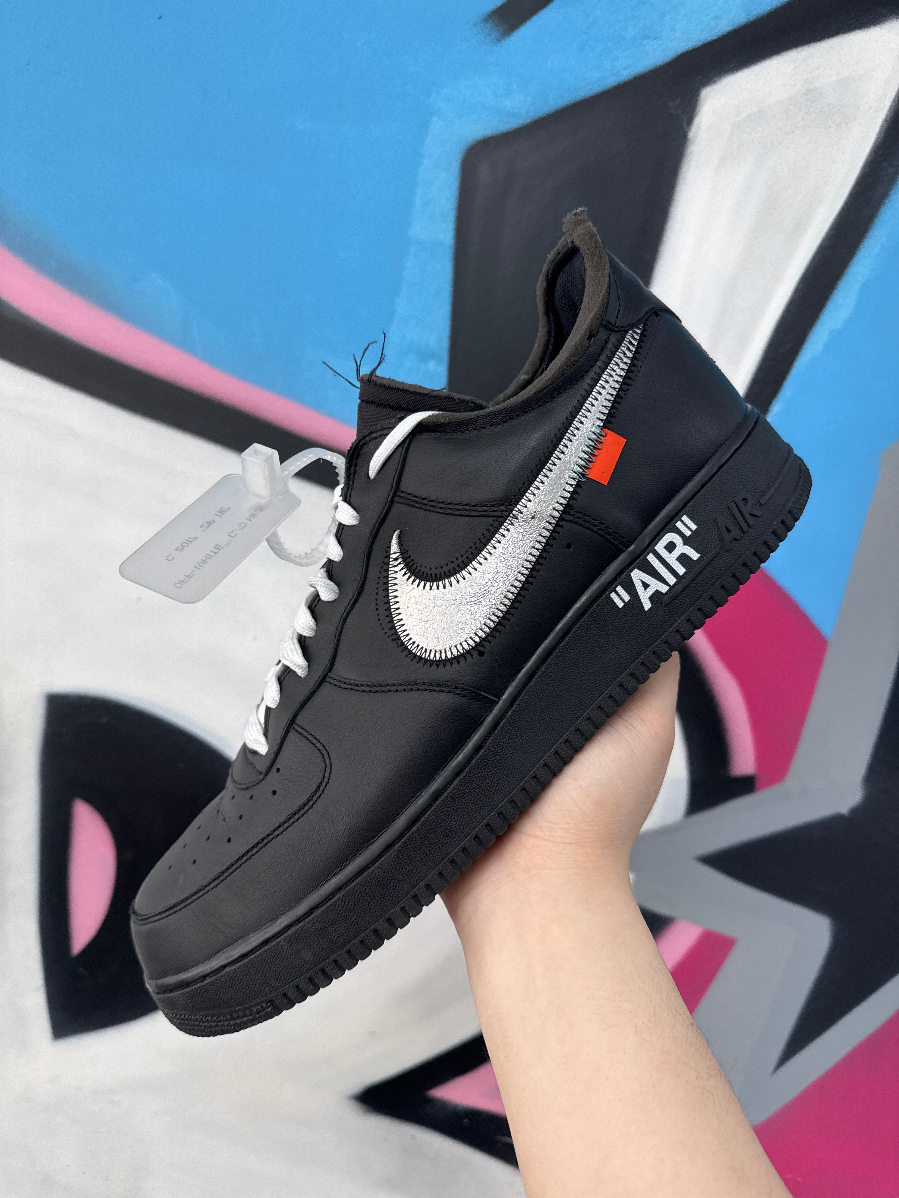 Nike Off White AF1 Black MOMA Sneakers