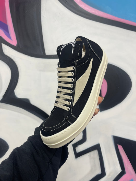 Rick Owens Vintage Low Black Hollywood New 4 (US 7) With Box