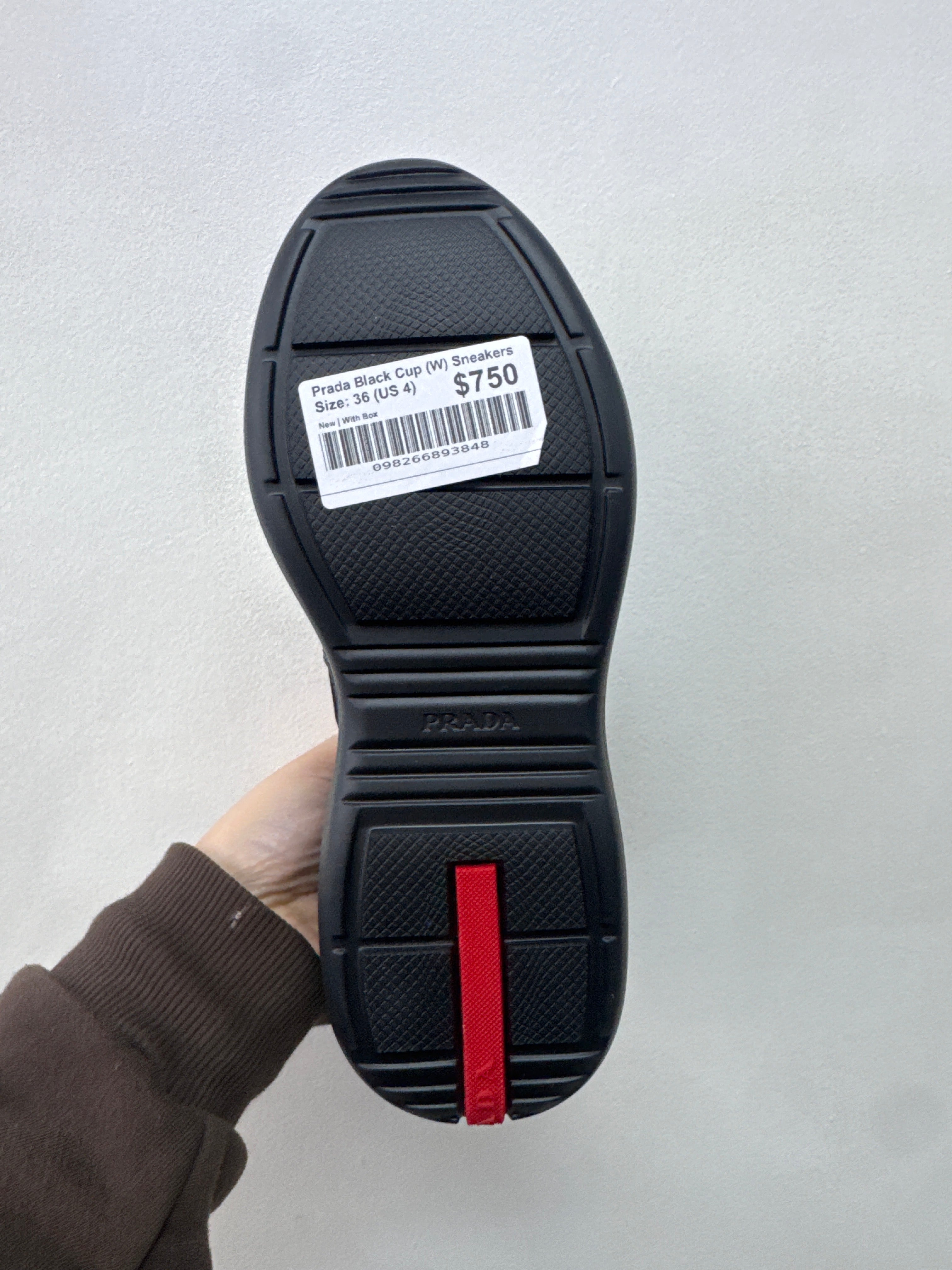 Prada Black Cup (W) Sneakers