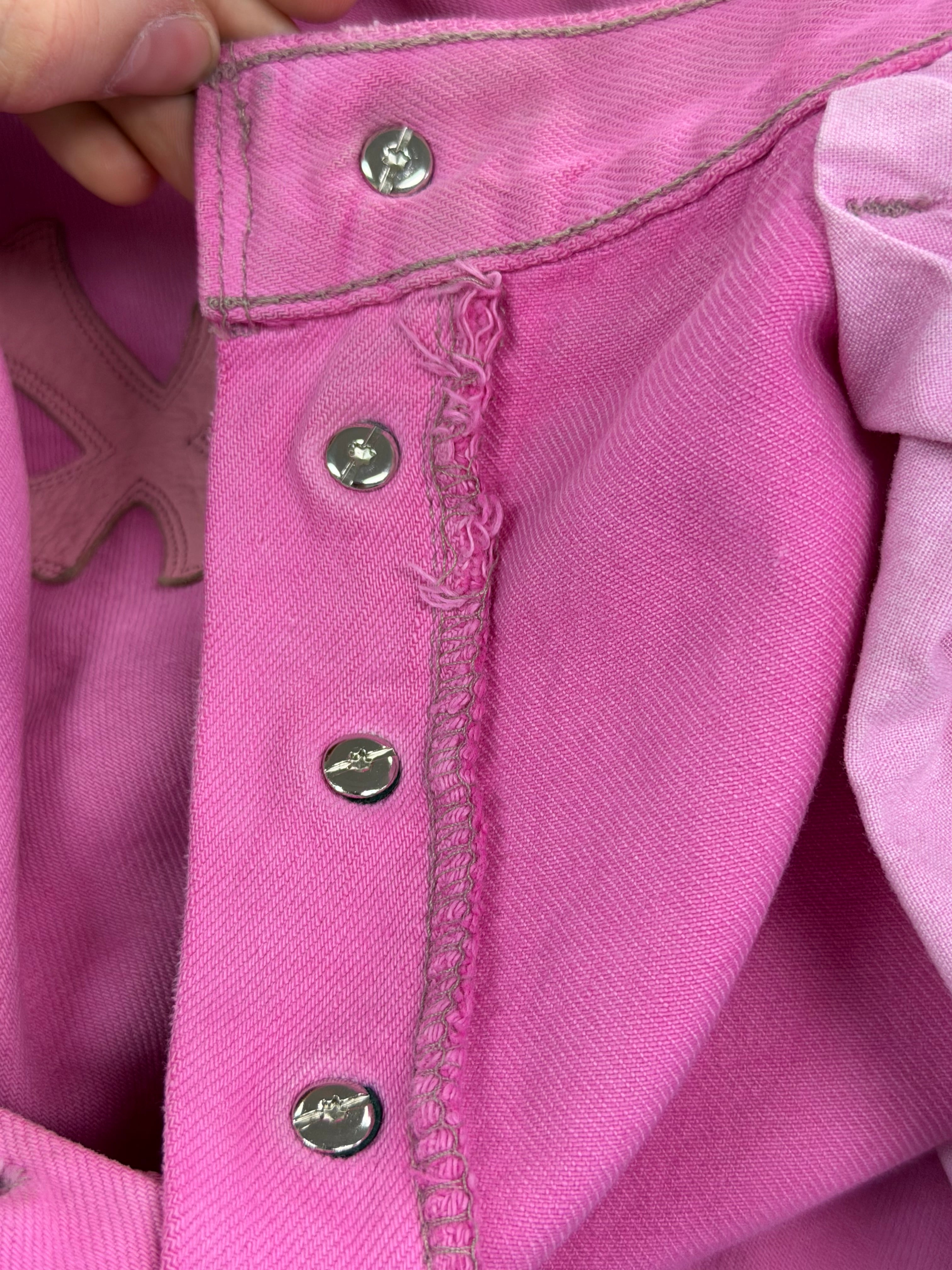 Chrome Hearts Pink Sex Records Levi's 501 Jeans