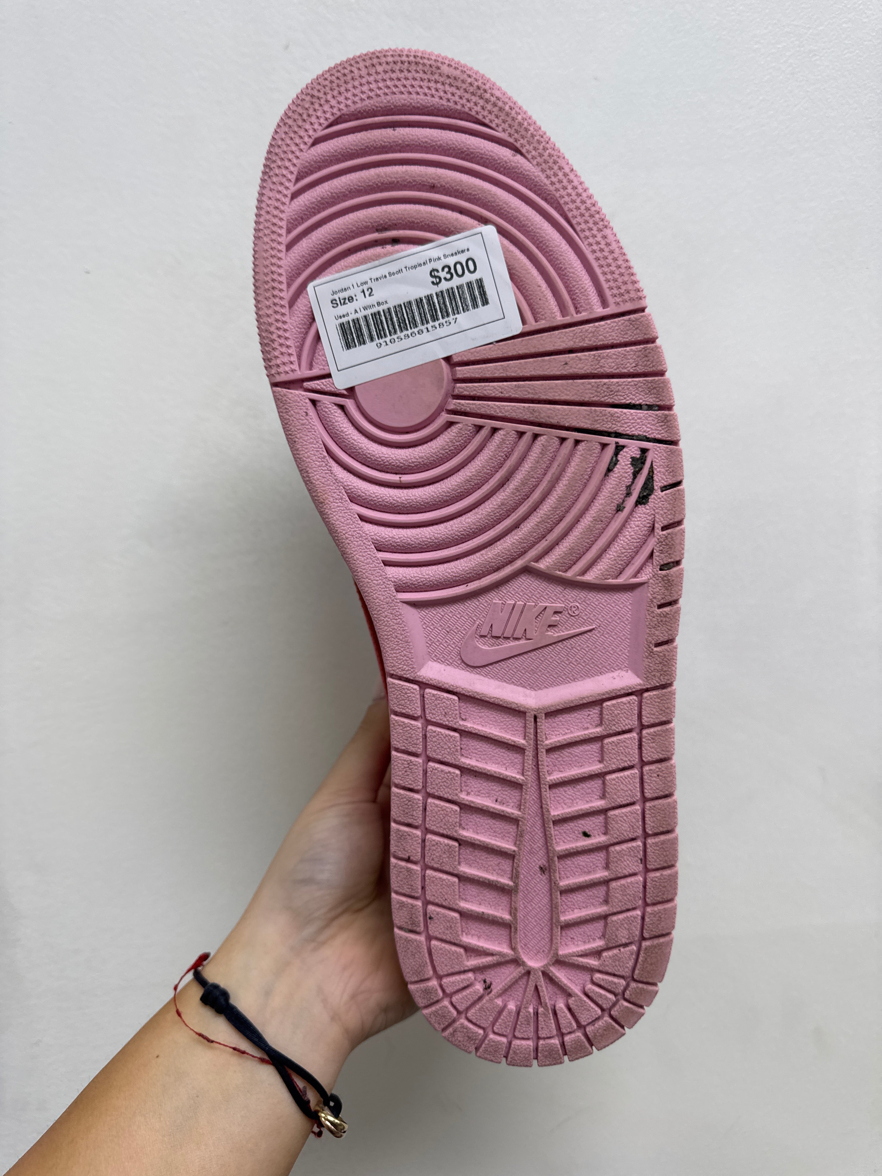 Jordan 1 Low Travis Scott Tropical Pink Sneakers