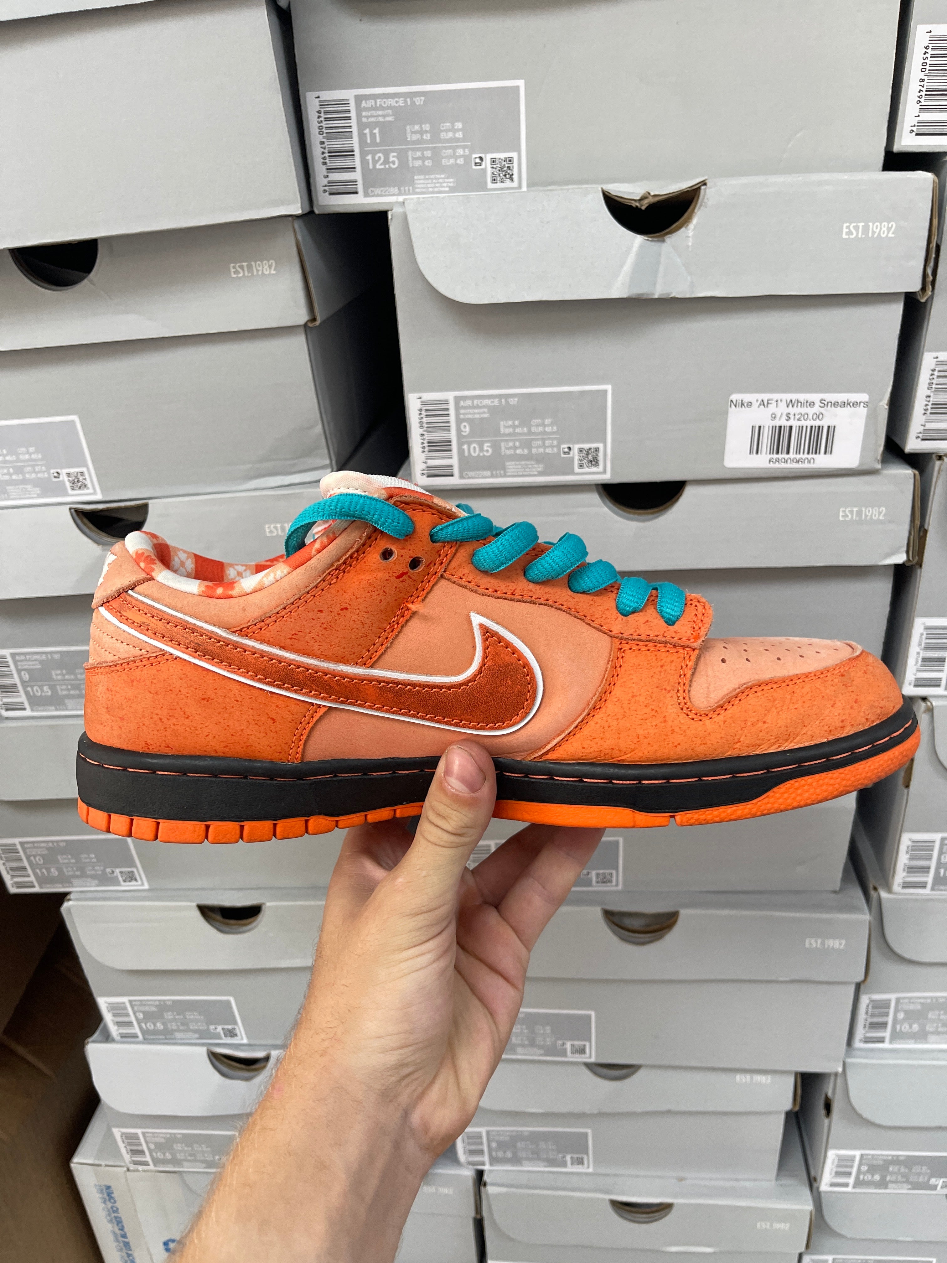 Nike SB Dunk Low Orange Lobster Sneakers