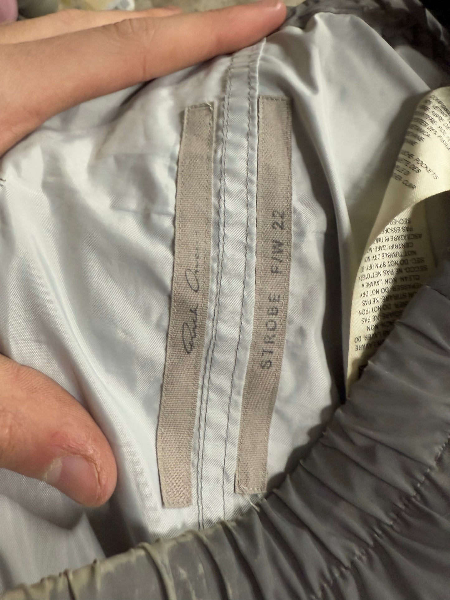 Rick Owens Reflective Pants Used 40