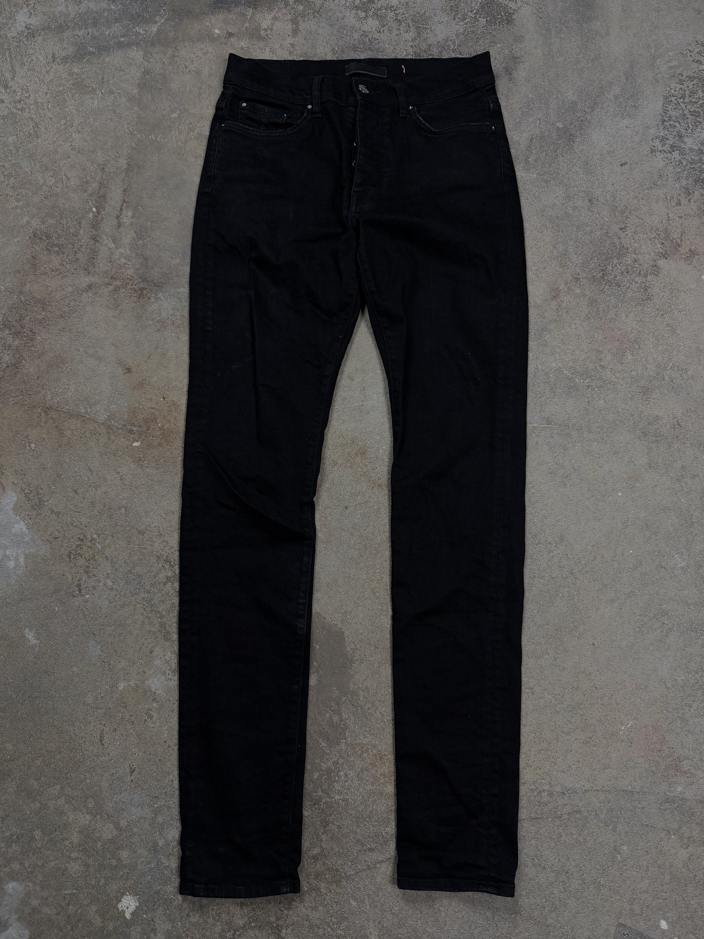 Amiri Jeans Black Thrasher Rip Used 33