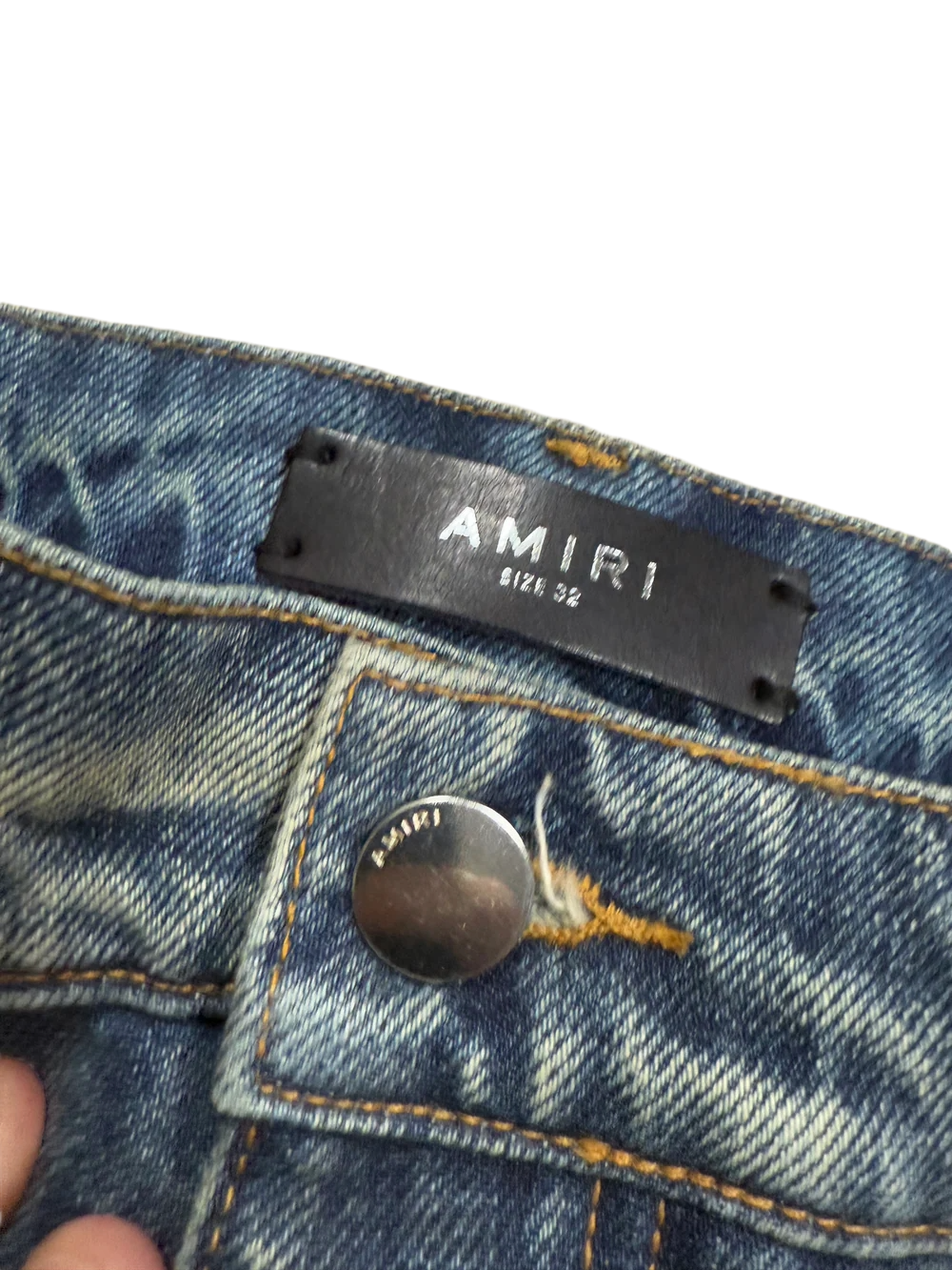 Amiri (Wide Leg) Light Wash Jeans