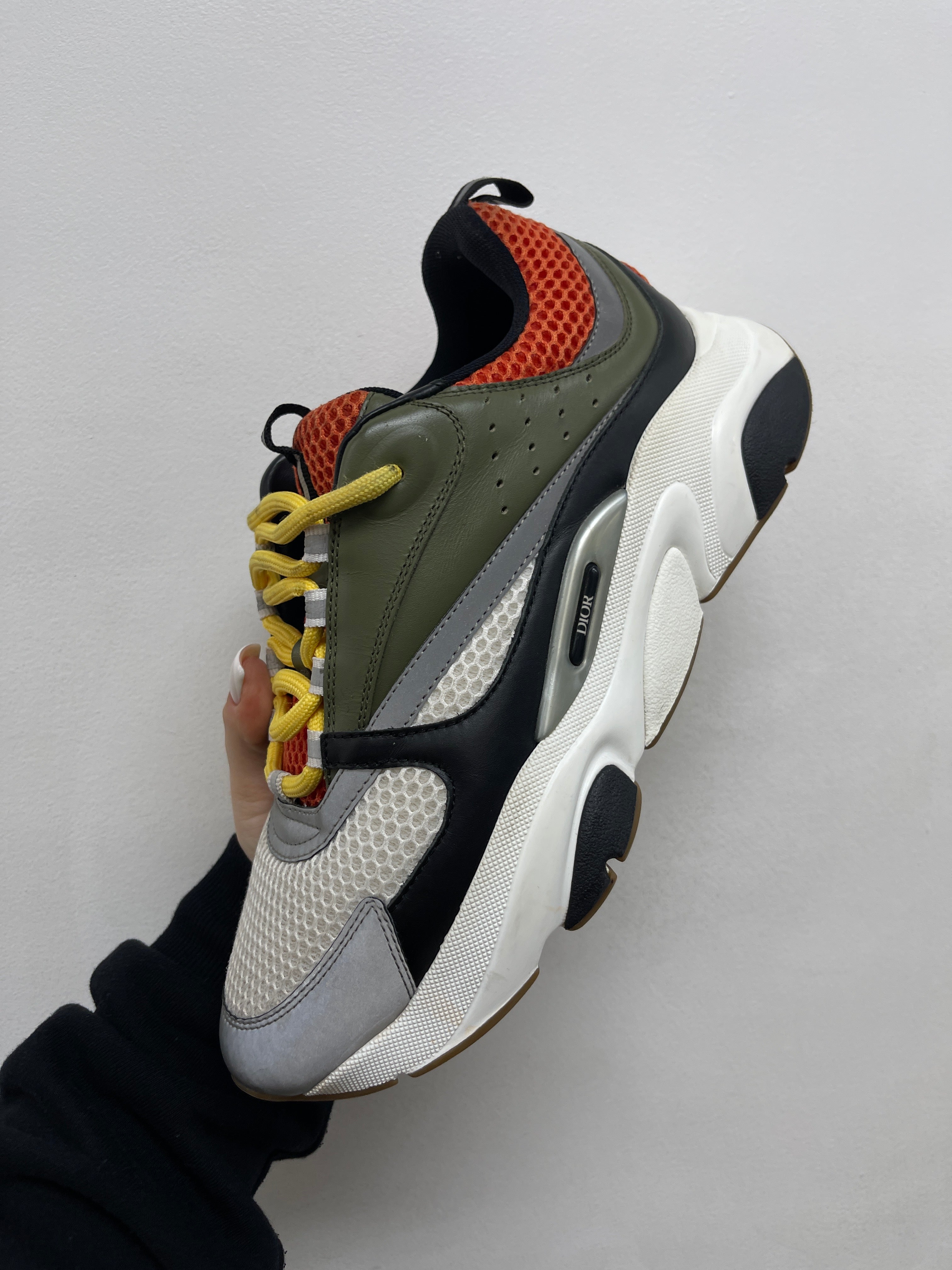 Dior Olive Orange Yellow B22 Sneakers