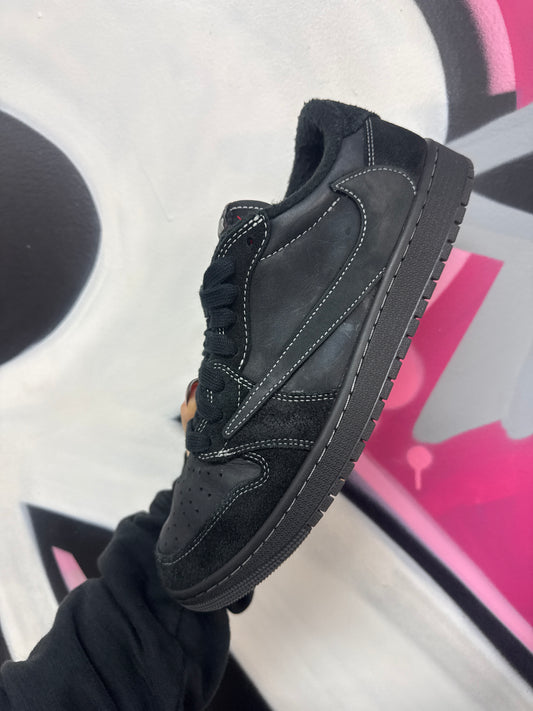 Nike Jordan 1 Low Travis Scott Black Phantom Sneakers