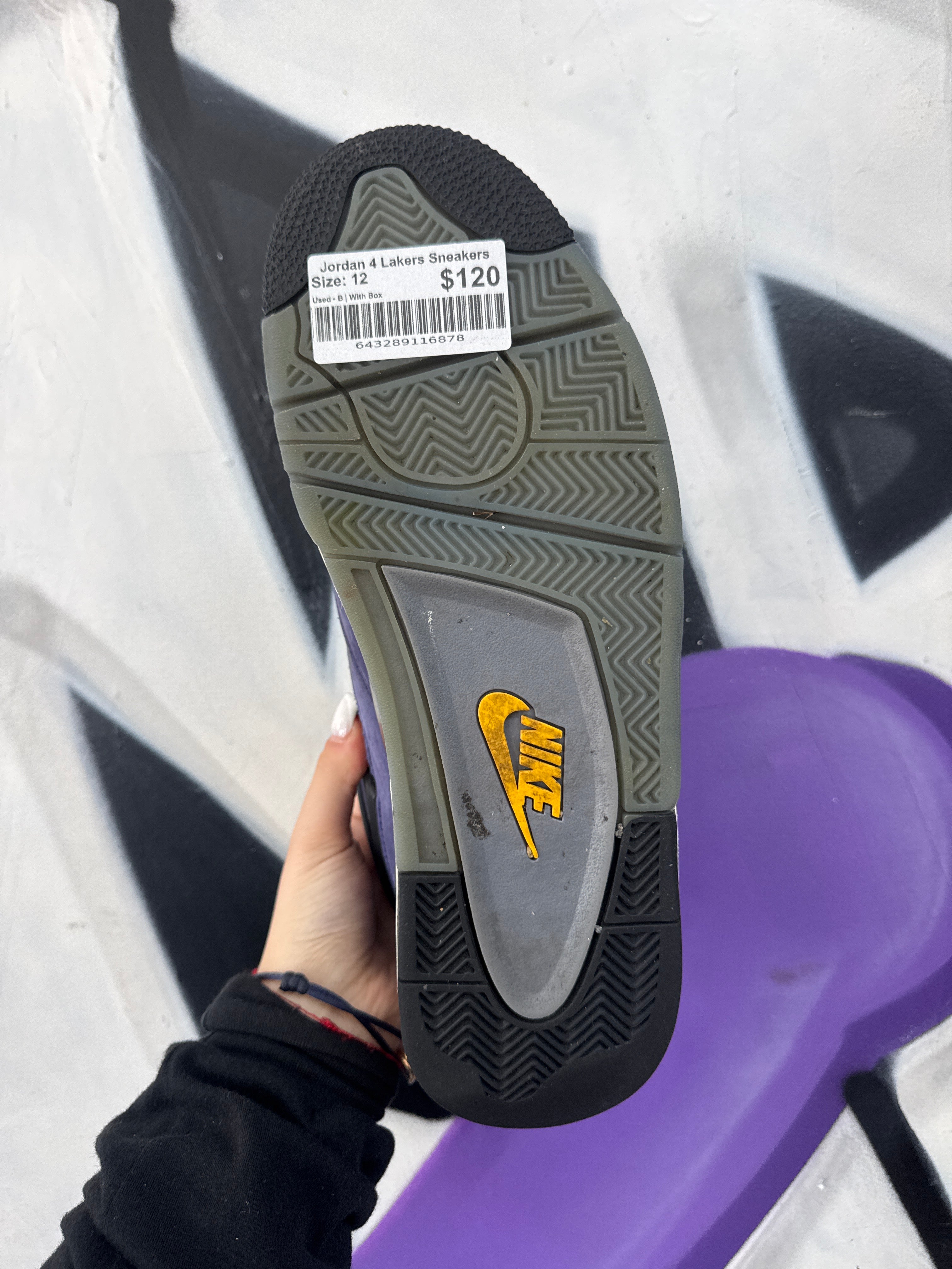 Jordan 4 Lakers Sneakers
