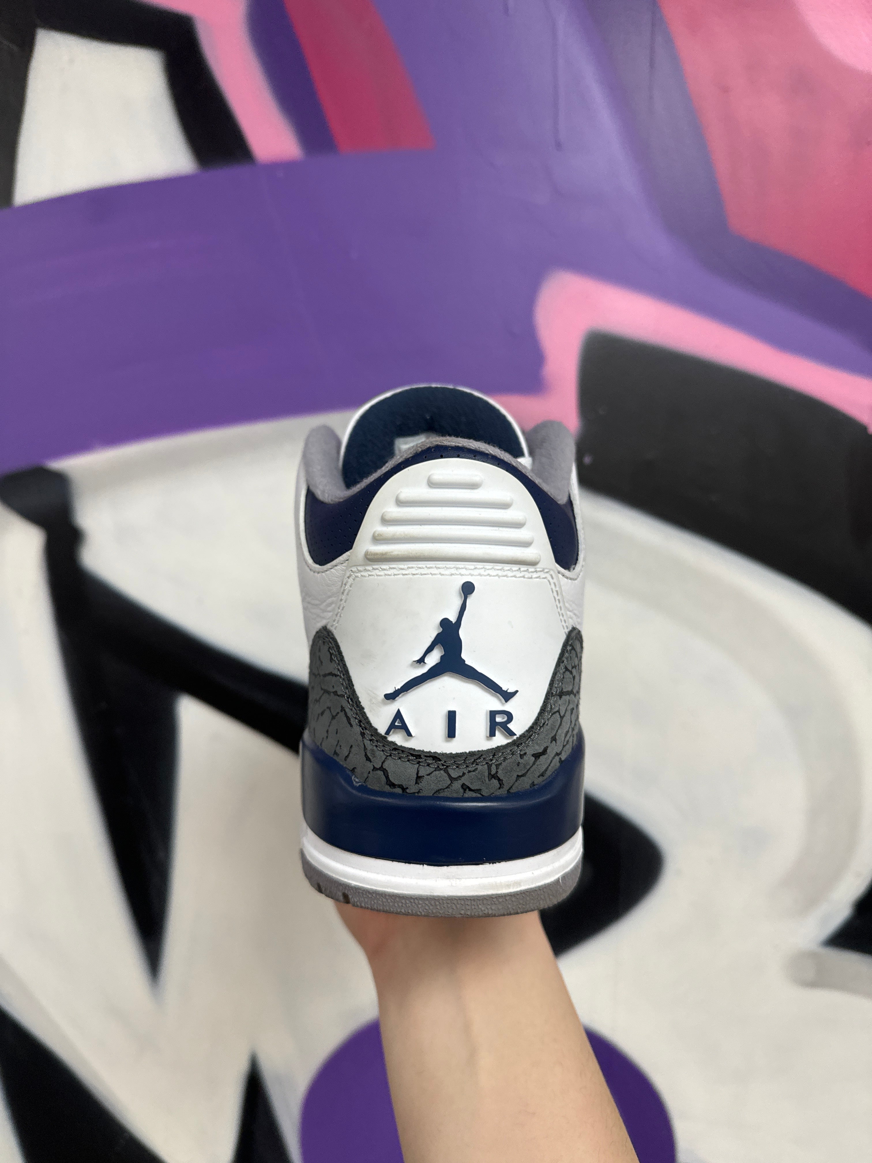 Nike Jordan 3 Midnight Navy Sneakers