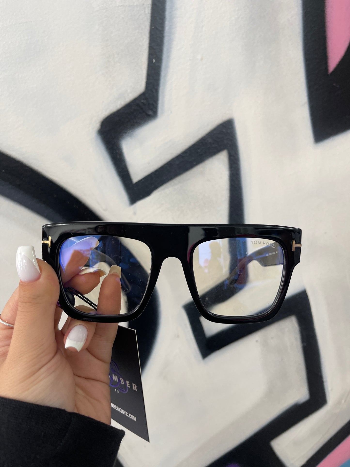 Tom Ford TF5634-B Blue Light Glasses Like New With Case