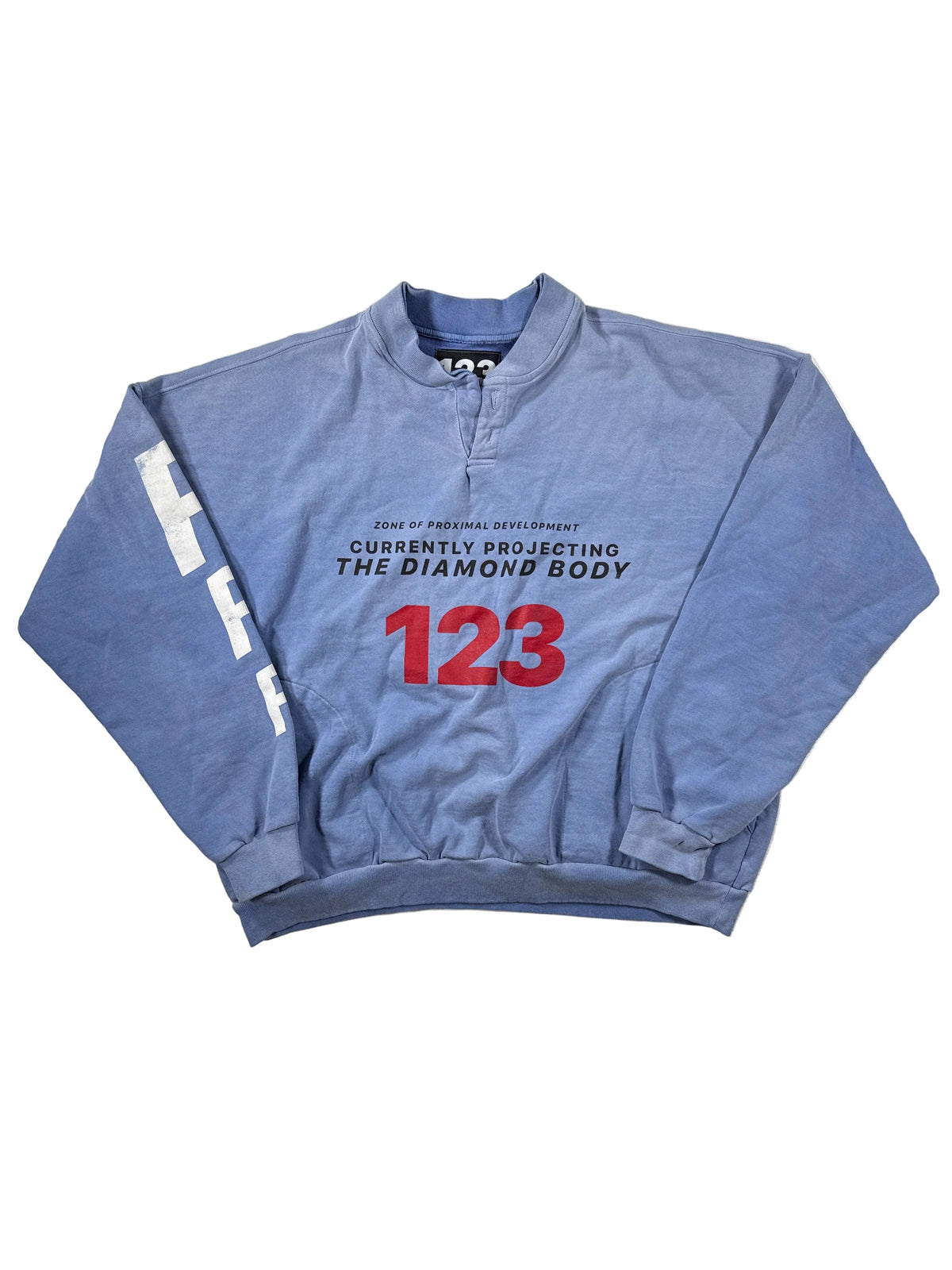 Rivington Blue Red Crewneck