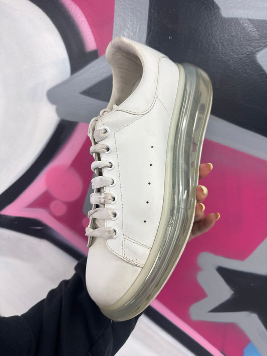 McQueen Oversized Sneaker White Clear (45) Used No Box