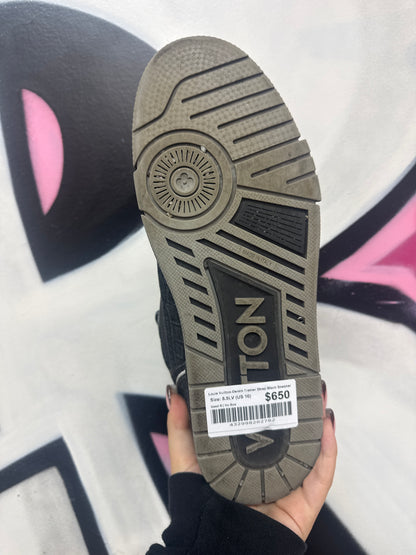 Louis Vuitton Denim Trainer Strap Black Sneaker