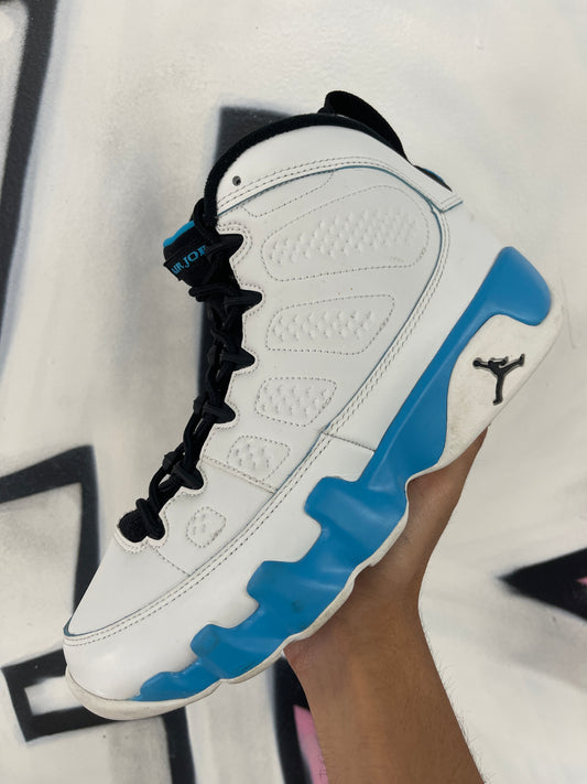 Jordan 9 UNC  Used With Box