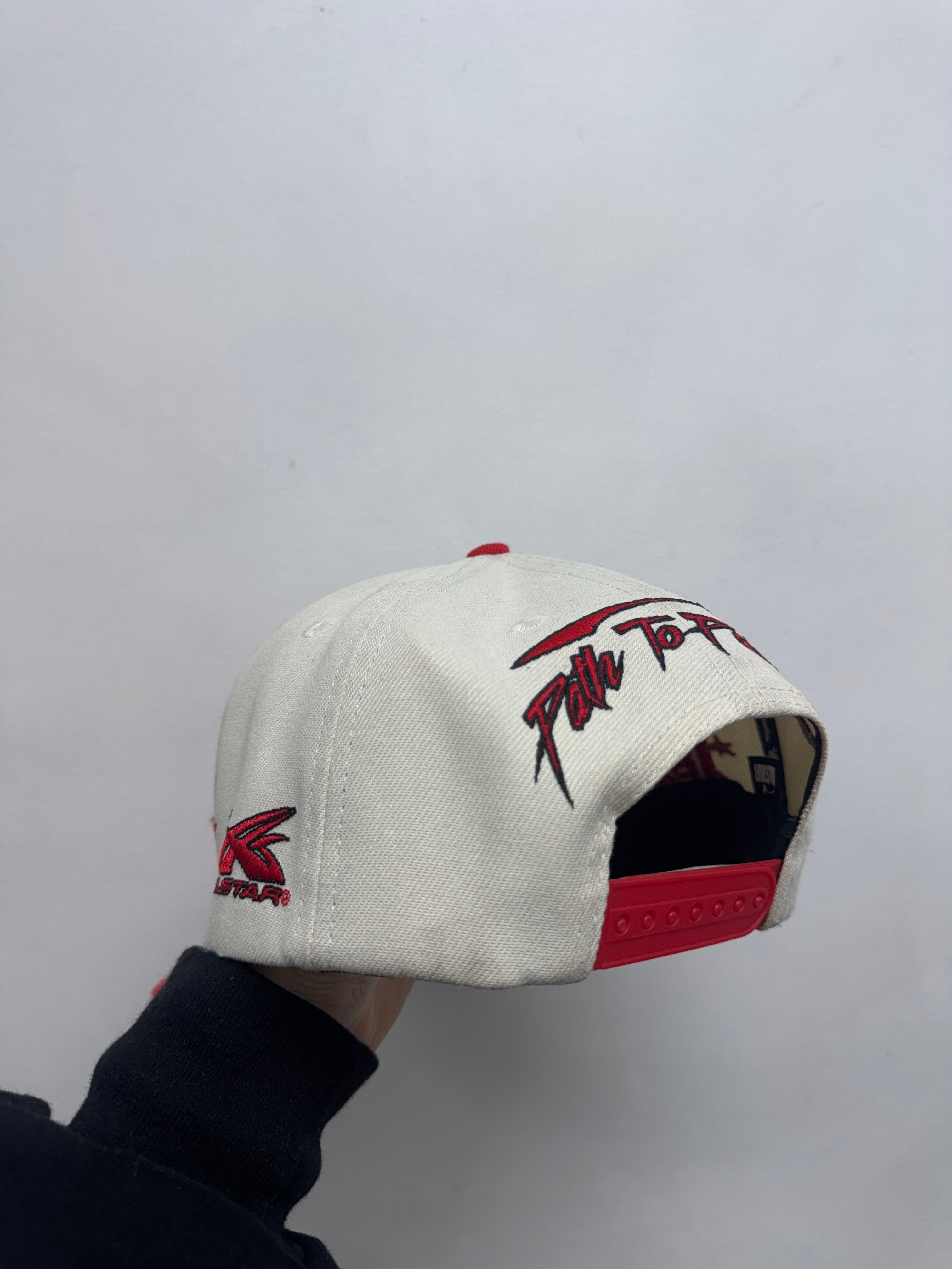 Hellstar Red White Shark Teeth Hat