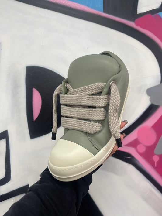 Rick Owens Low Jumbo Lace Celadon Green New 45 (US 12) With Box