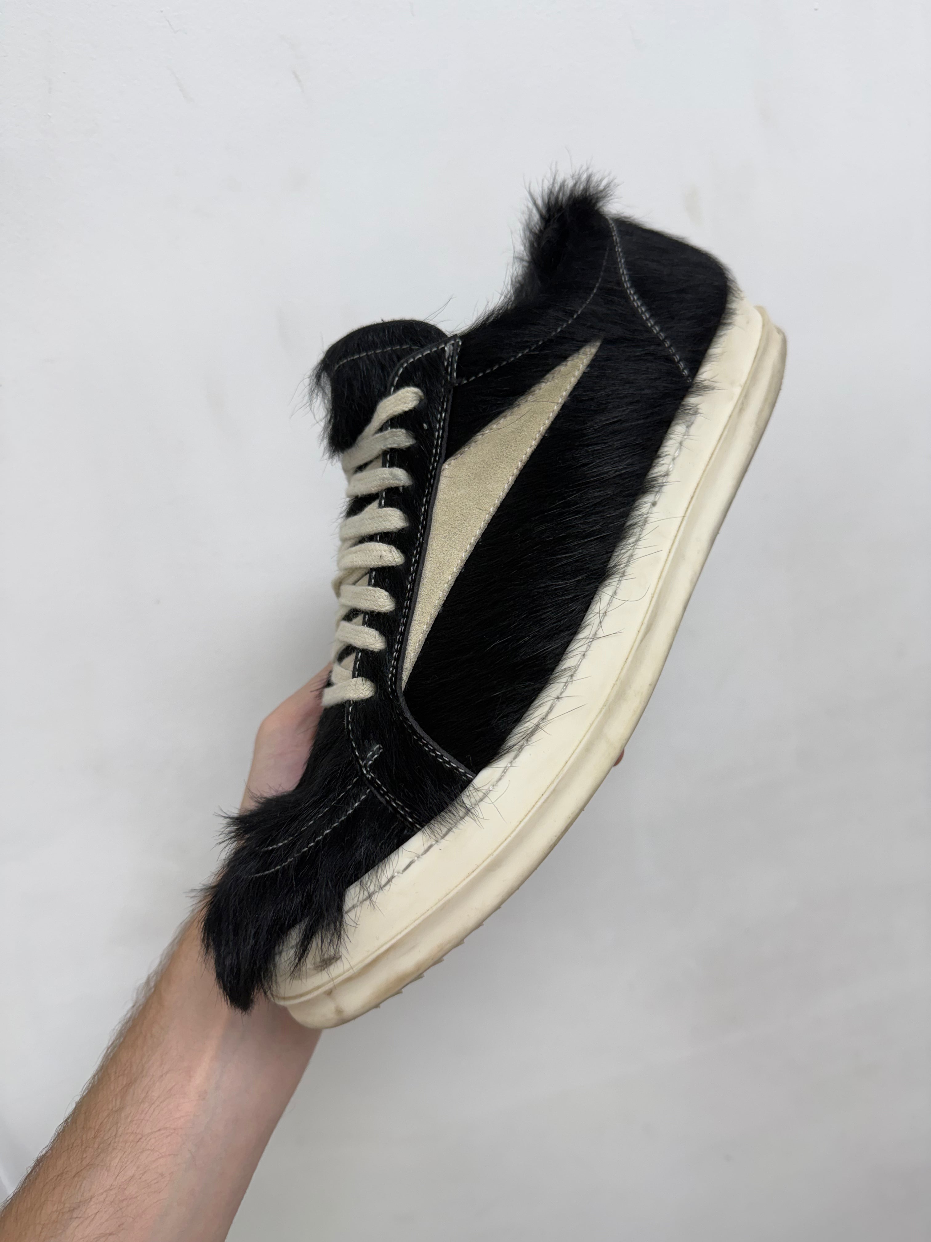 Rick Owens Ponyhair Vintage Low Sneakers