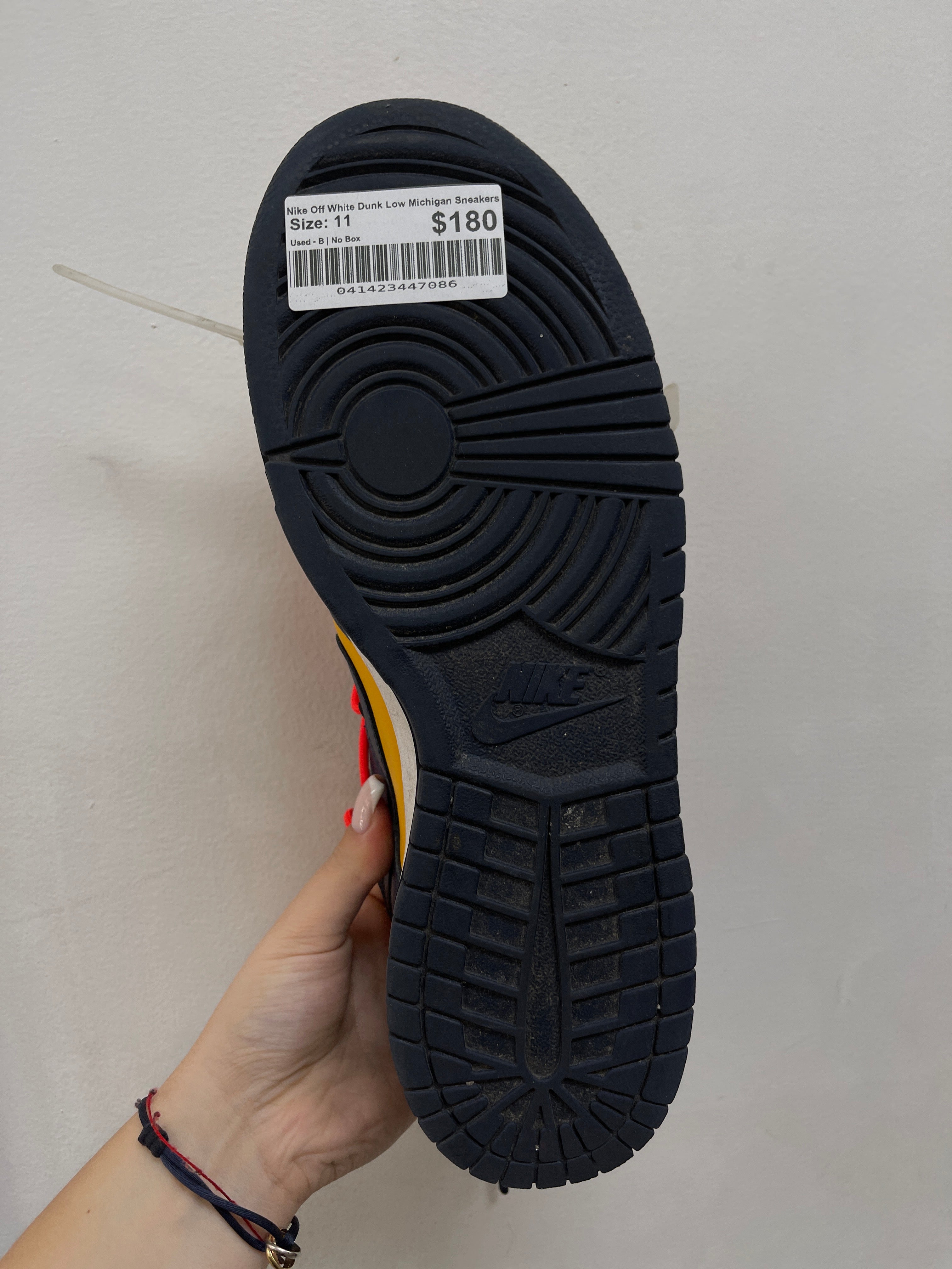 Nike Off White Dunk Low Michigan Sneakers