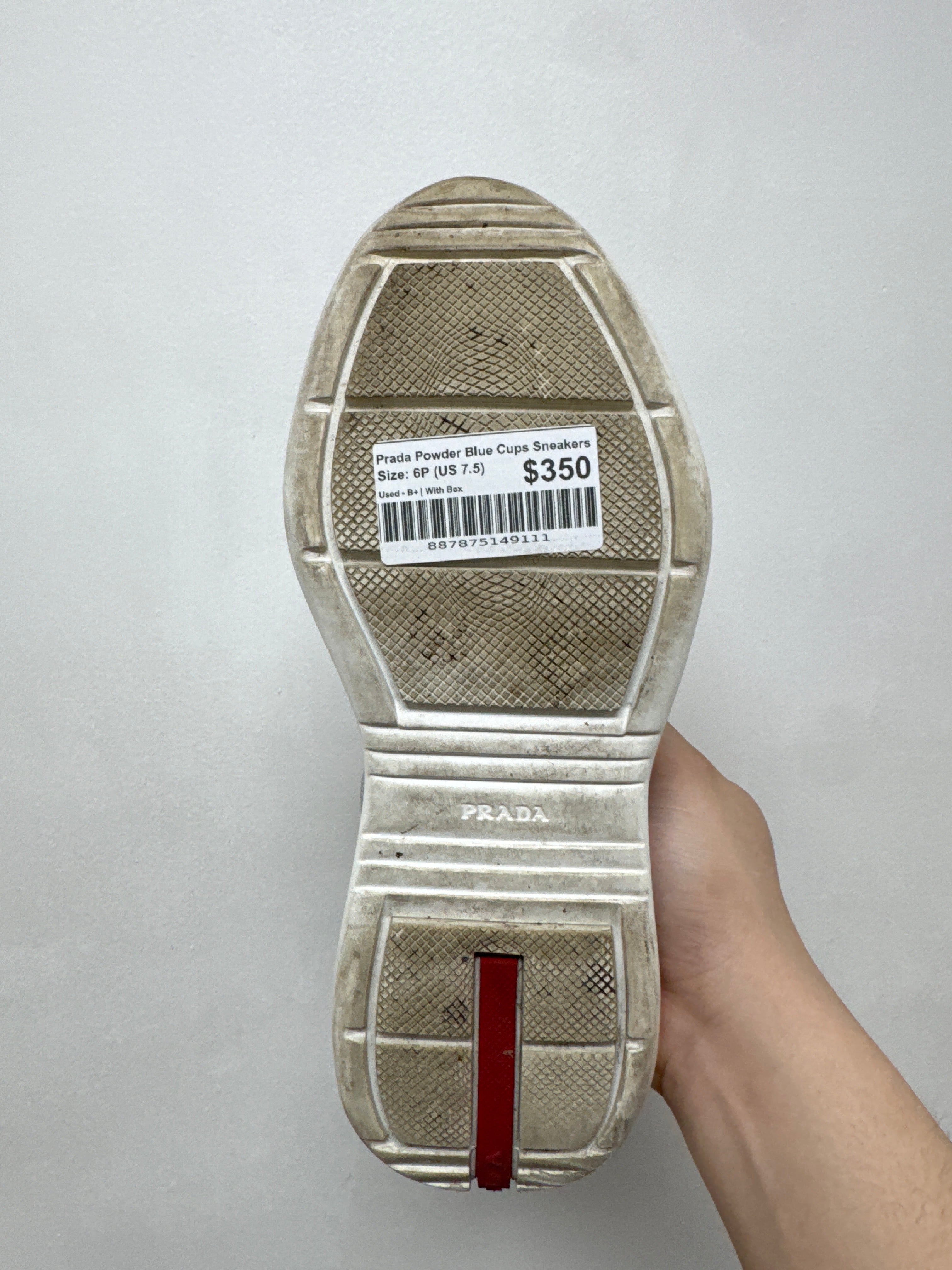 Prada Powder Blue Cups Sneakers