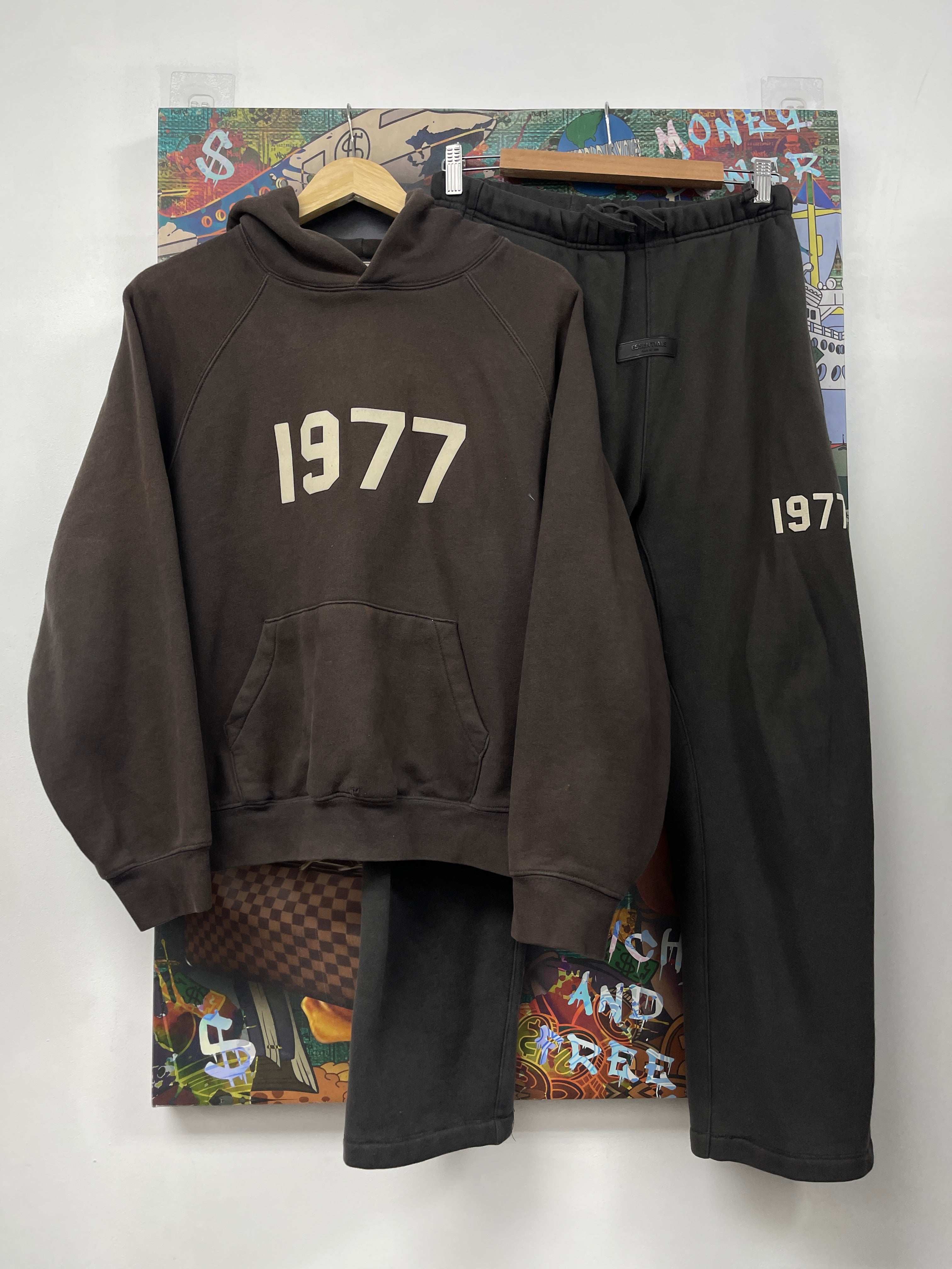 Essentials Off Black 1977 Sweatsuit