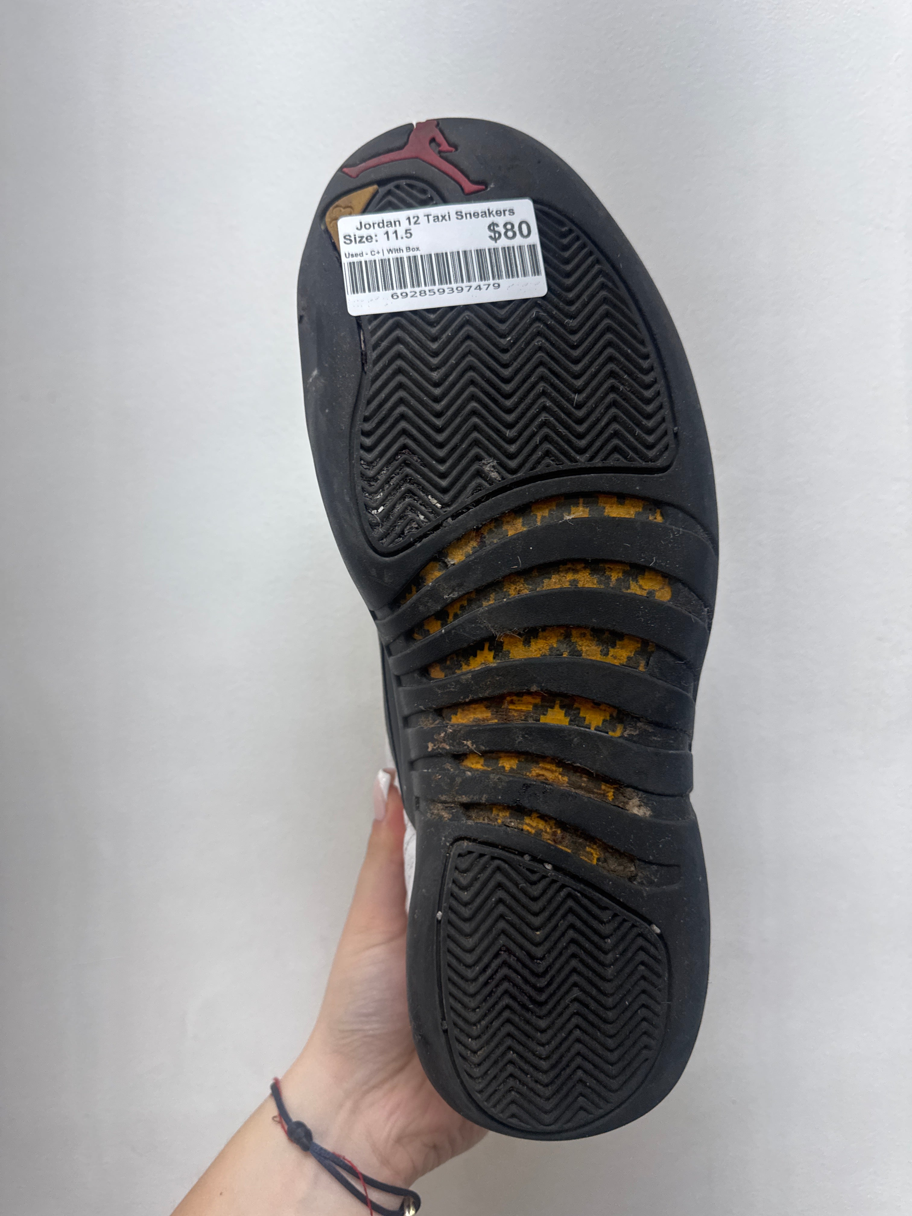 Jordan 12 Taxi Sneakers