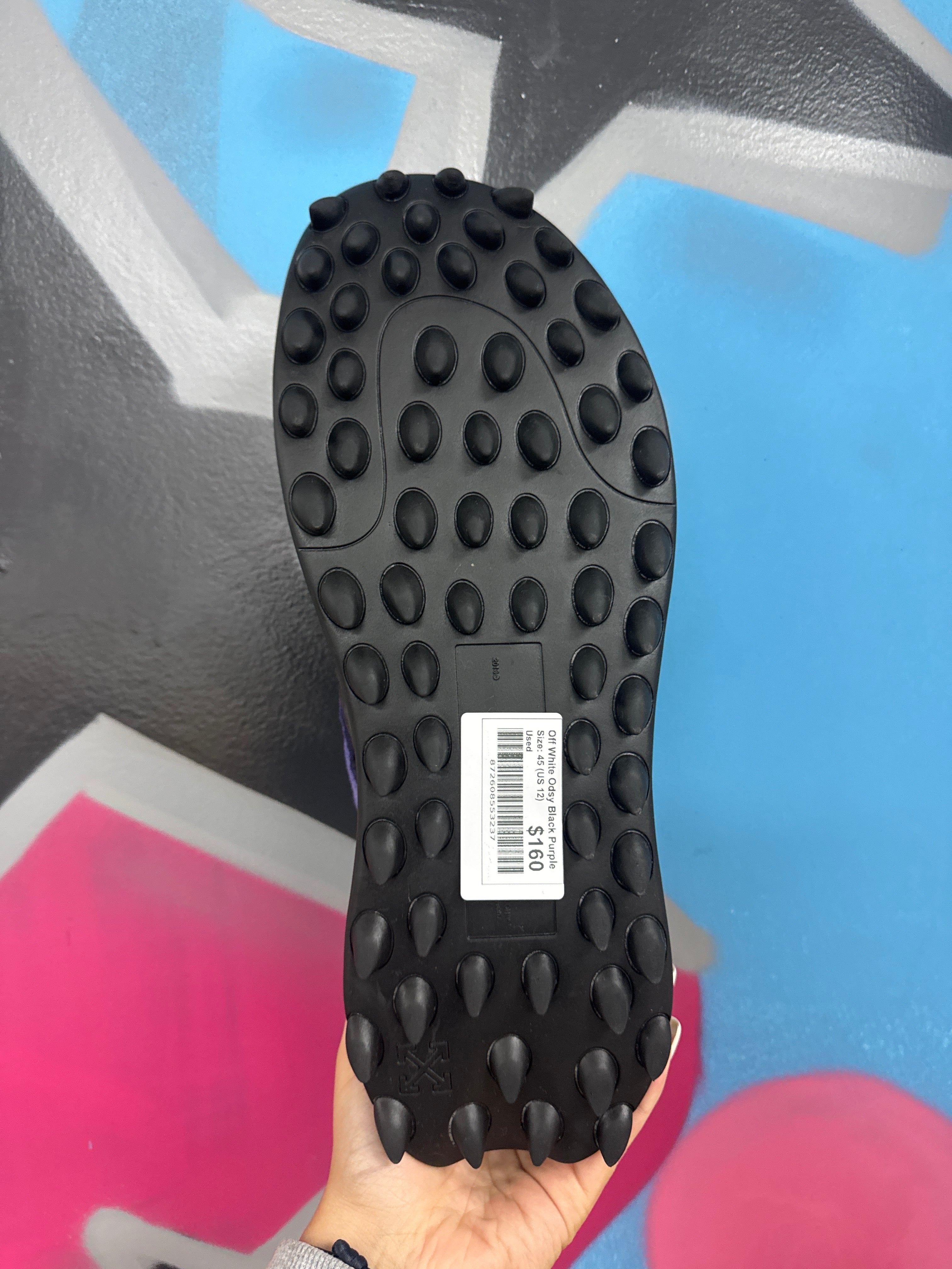 Off White Odsy Black Purple  Used With Box I’ll