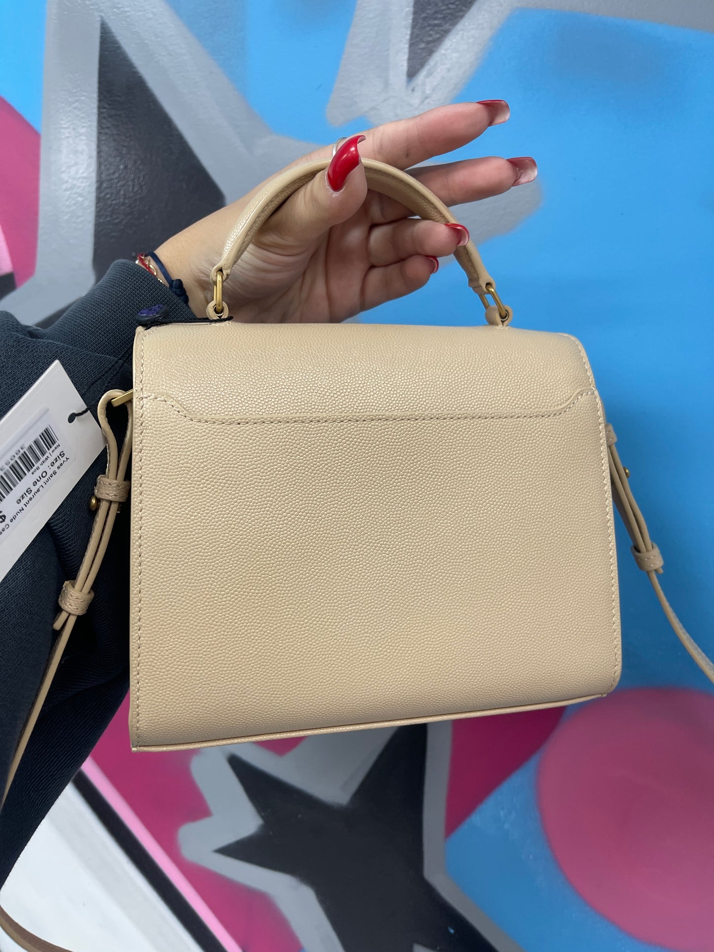 Yves Saint Laurent Nude Cassandra Bag