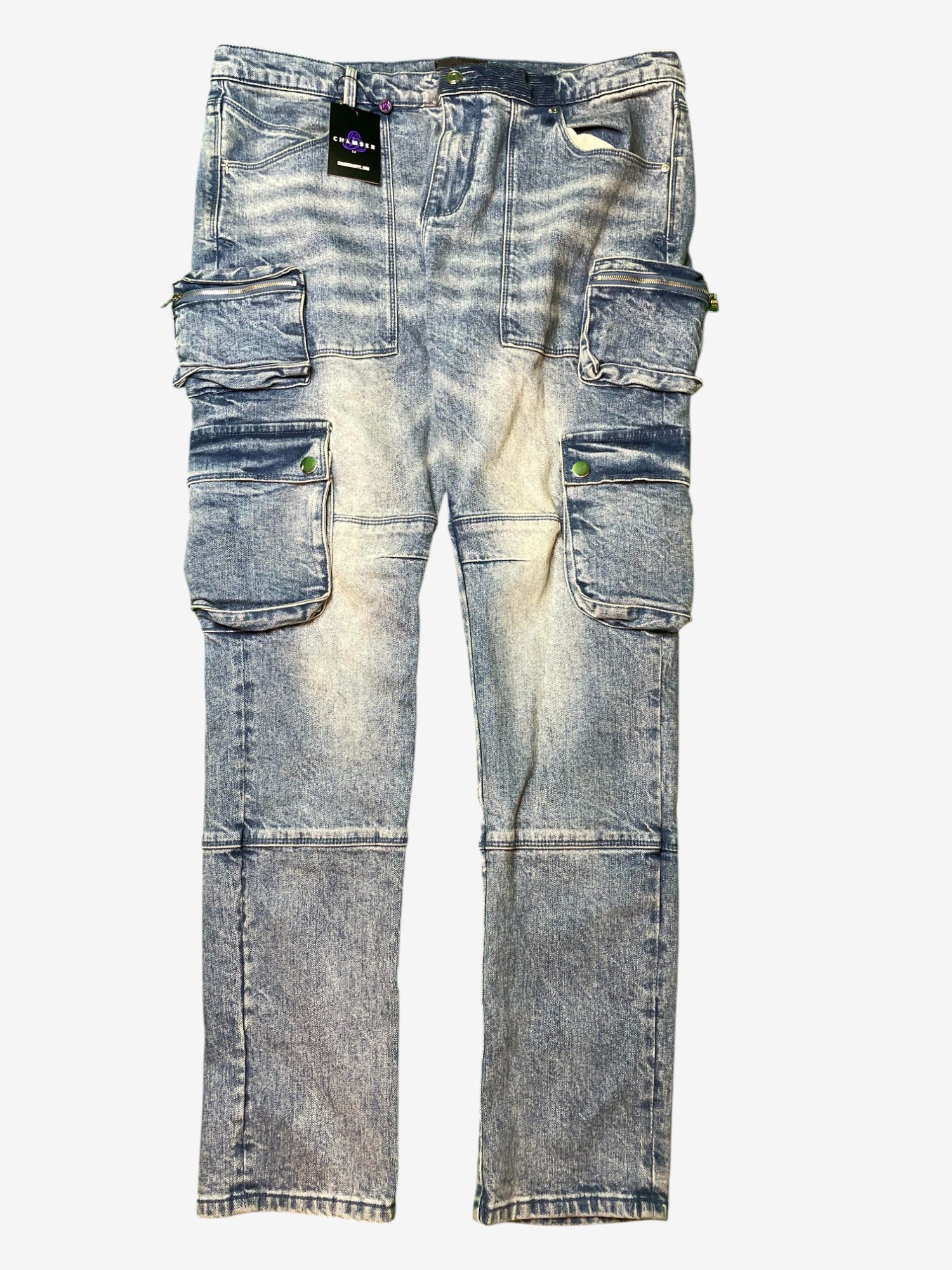 RTA "Cargo" Light Wash Blue Jeans